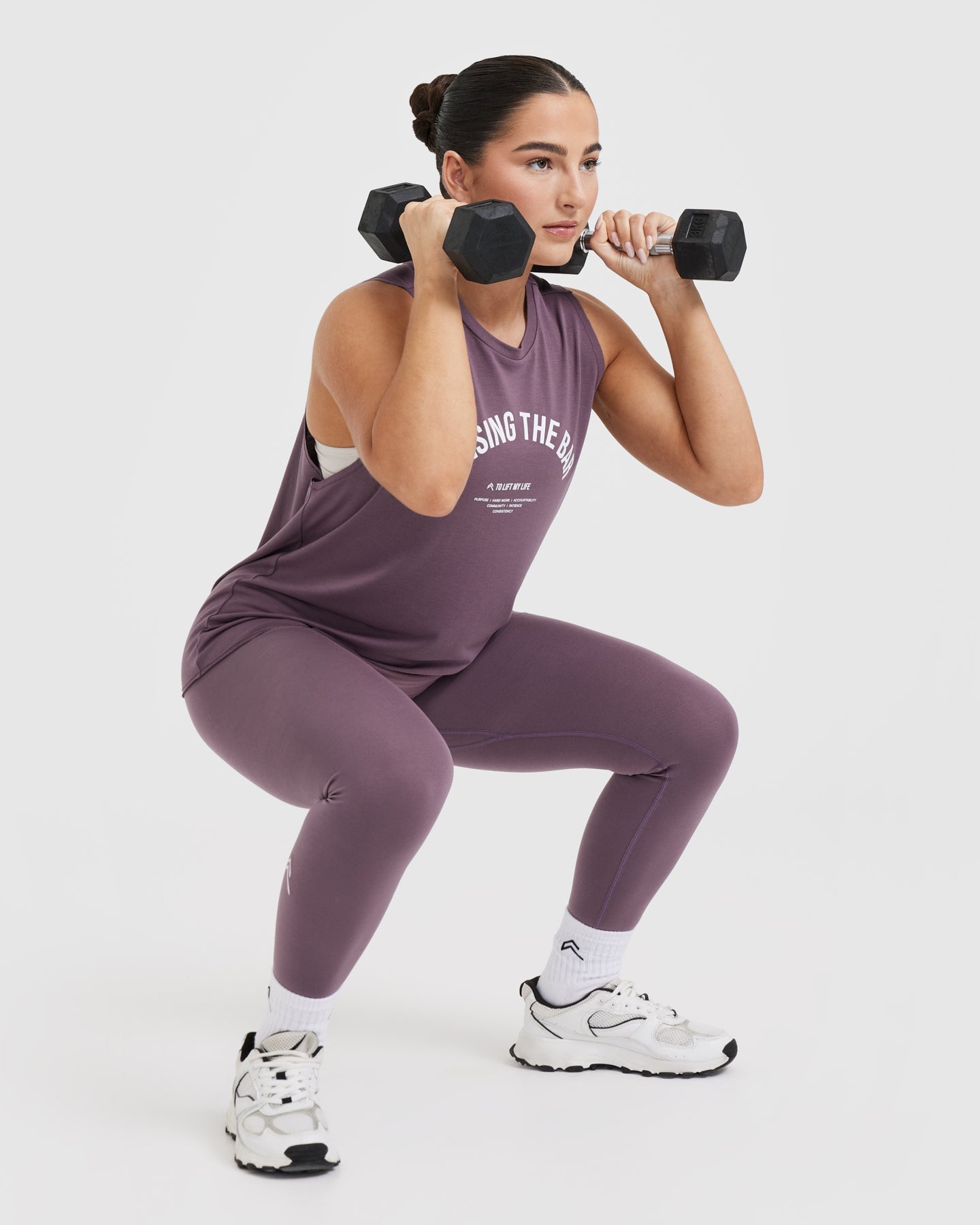 Vintage Purple Unisex Muscle Vest - Graphic Print Workout Tank Top for Gym, Running & Fitness Training