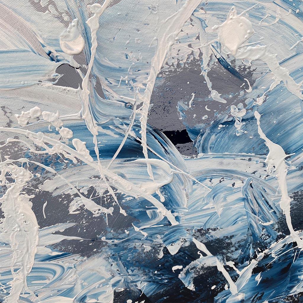 Waterfall Original Painting - Handmade Landscape Art for Home & Office Decor - Perfect for Living Room, Bedroom, or Gift