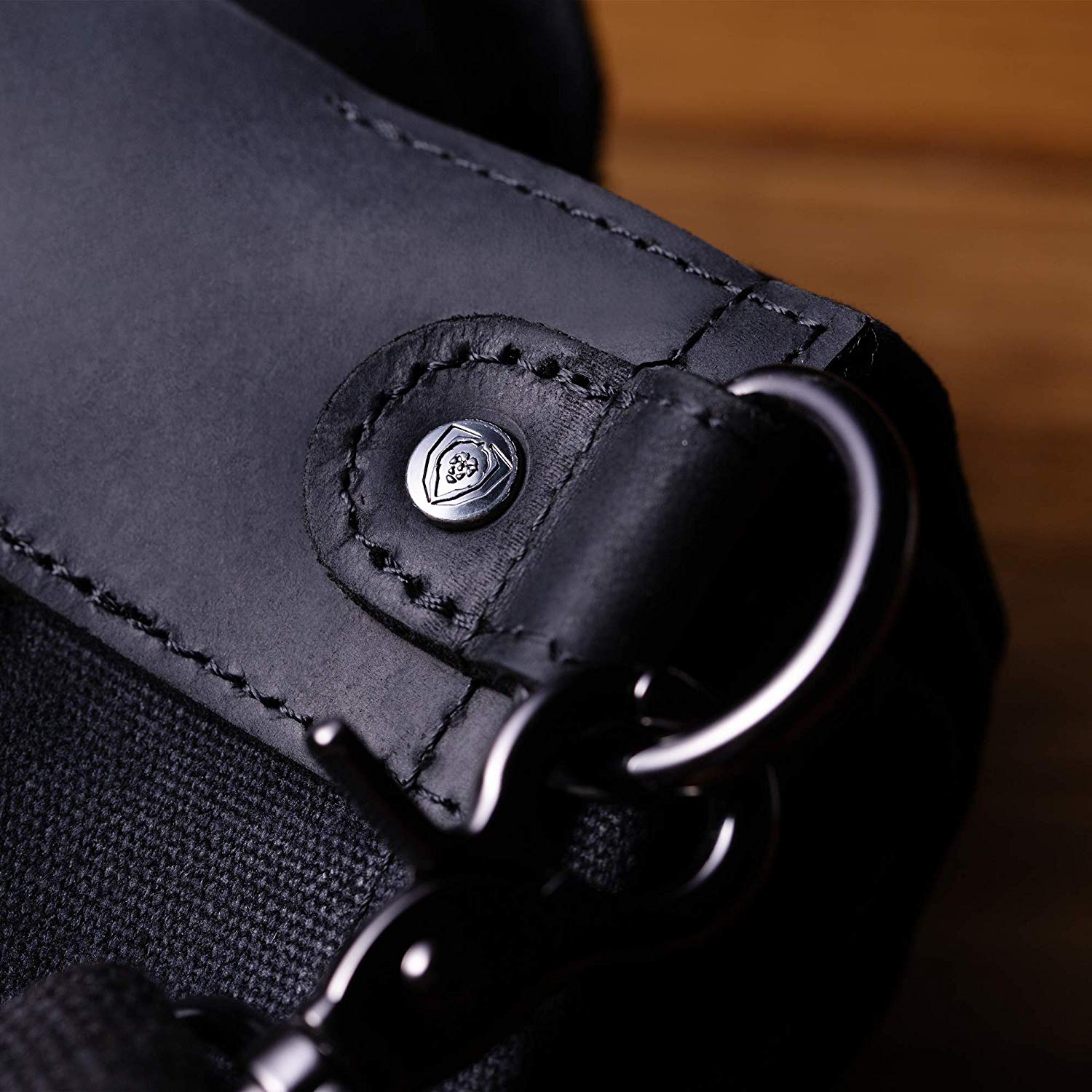 12oz Heavy Duty Canvas & Leather Knife Roll - Nightmaster Black | Dalstrong Professional Chef Knife Holder | Perfect for Chefs, BBQ & Outdoor Cooking