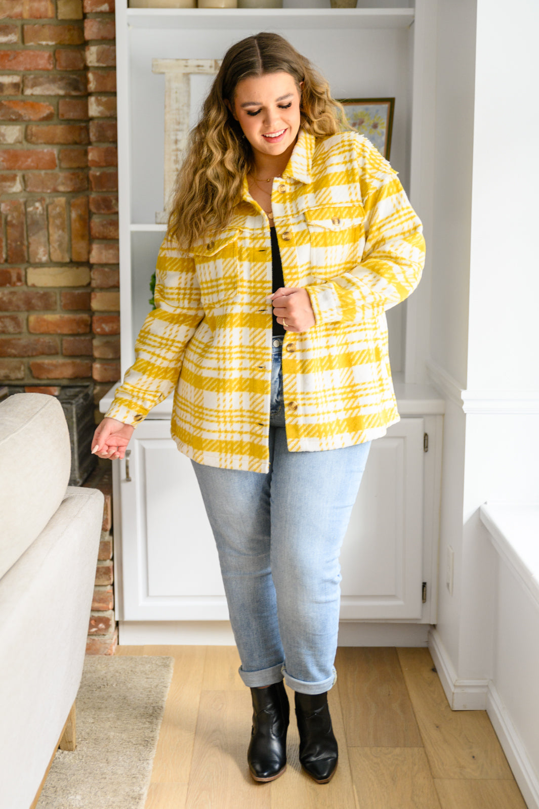 Stylish Mustard Shacket - Trendy Overshirt for Men & Women | Perfect for Fall Layering & Casual Outfits