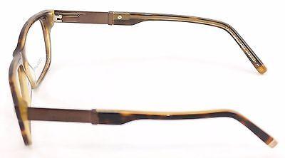 Dsquared2 DQ5103 Havana Brown Plastic & Metal Eyeglasses Frame - Italy Made - Size 52-16-145 - Perfect for Fashion & Business Occasions