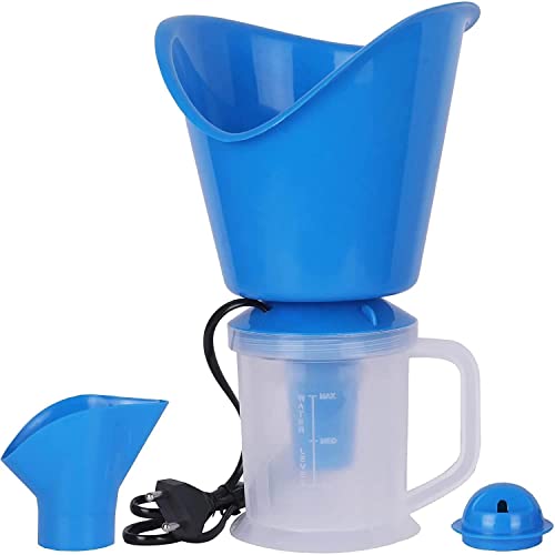 DUNGRANI ENTERPRISE 3-in-1 Facial Steamer & Vaporizer for Face, Nose & Cough Relief - Portable Steam Inhaler with Nozzle, Sauna Machine for Adults & Kids (Multicolor) - Perfect for Cold Relief, Sinus Care & Home Spa Treatments