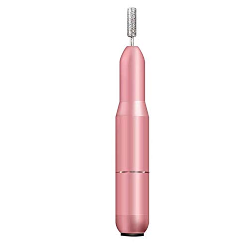 Soapow Professional 15000RPM Portable Electric Nail Drill Kit - Cordless Manicure & Pedicure Machine with 6 Drill Bits & 20 Sanding Bands for Home Salon, Nail Art, Acrylic & Gel Extensions