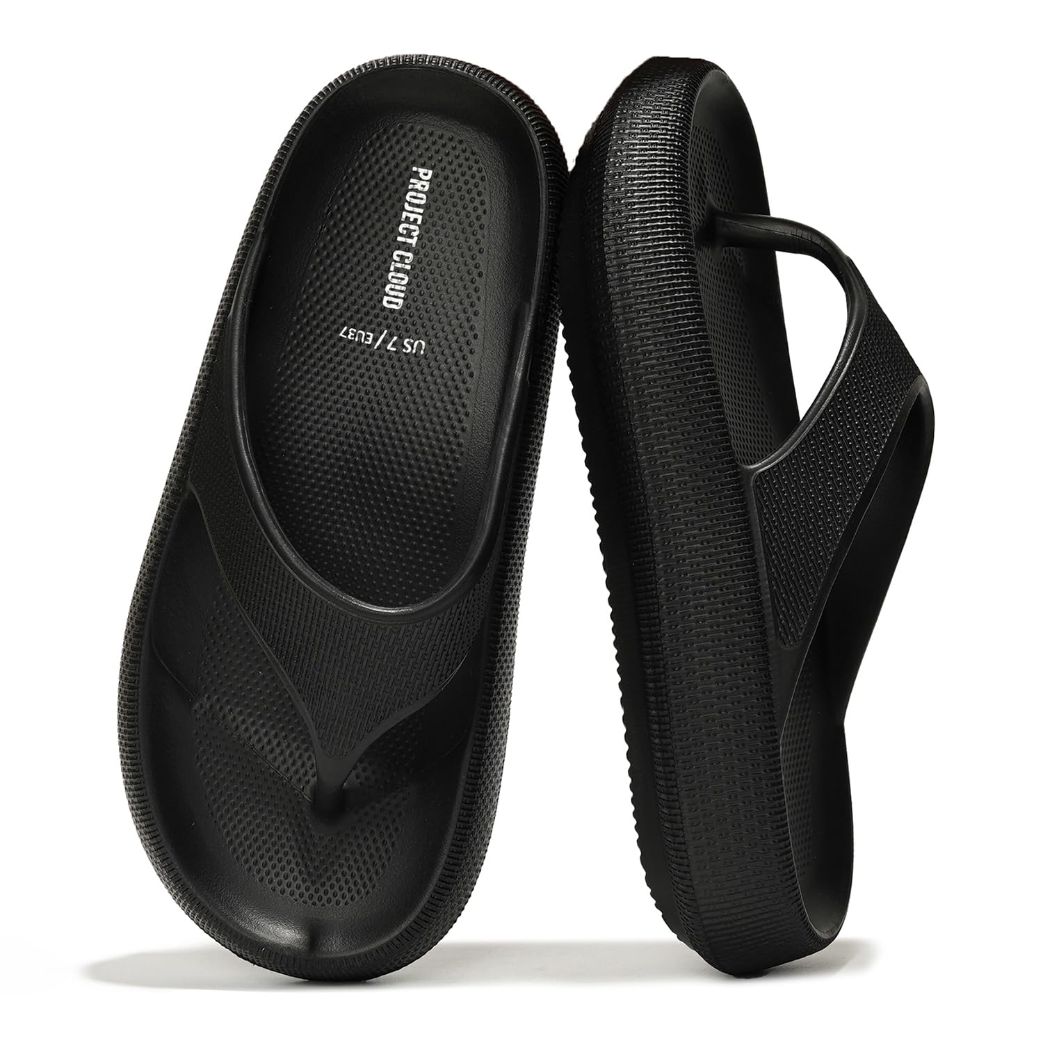 **Non-Slip Women's Water Sandals - Comfortable Recovery Flip Flops for Beach, Pool & Home | Pillow Cushion Slippers for Relaxation & Post-Surgery Support**    *(Use for: Beach vacations, poolside lounging, post-workout recovery, post-surgery comfort, and cozy home relaxation.)*