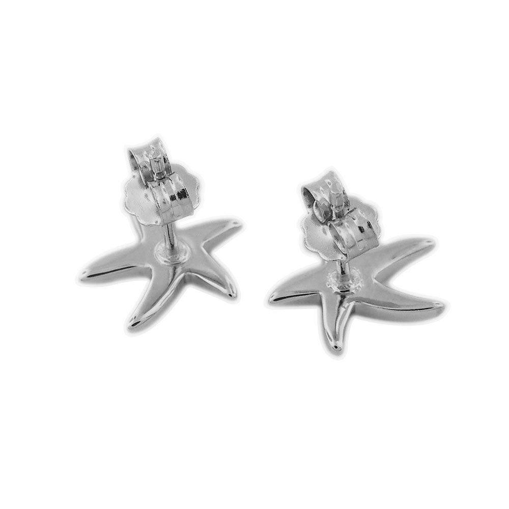 Sterling Silver Synthetic Blue Opal Starfish Stud Earrings for Women | Dainty Ocean-Inspired Jewelry | Perfect for Beach Vacations, Summer Outfits & Gift Giving