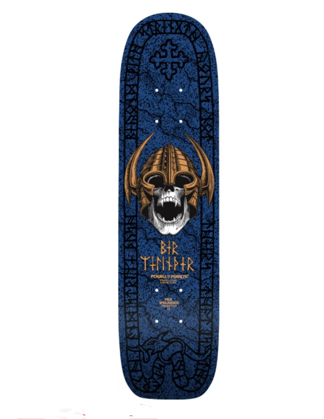 Powell Peralta PER WELINDER Reissue FREESTYLE II Skateboard Deck - Navy Blue | Classic Retro Skateboard for Street & Park Riding | Perfect for Skaters & Collectors
