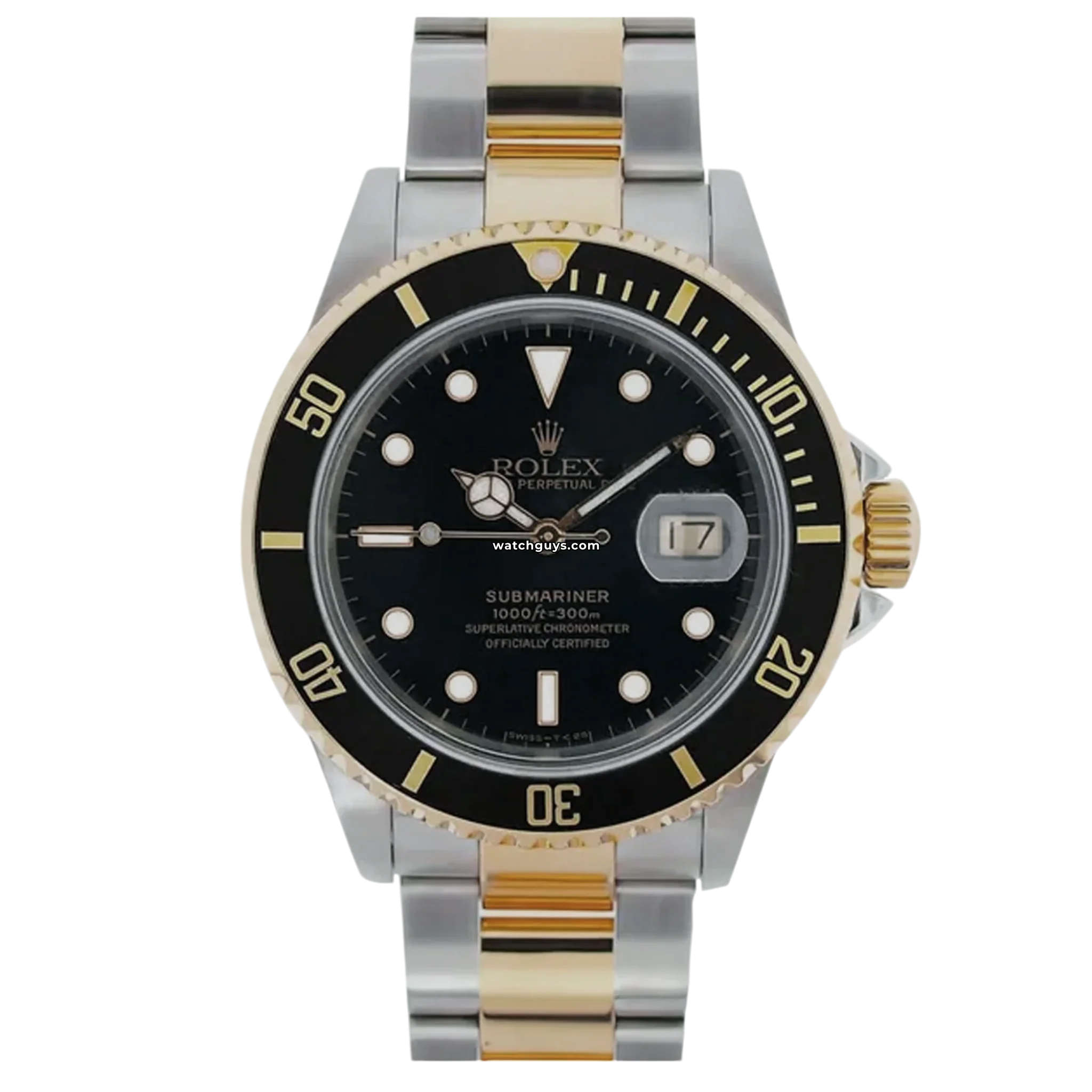 Original Rolex Submariner 16803 Black Dial Men's Luxury Watch - Perfect for Diving, Business & Formal Occasions