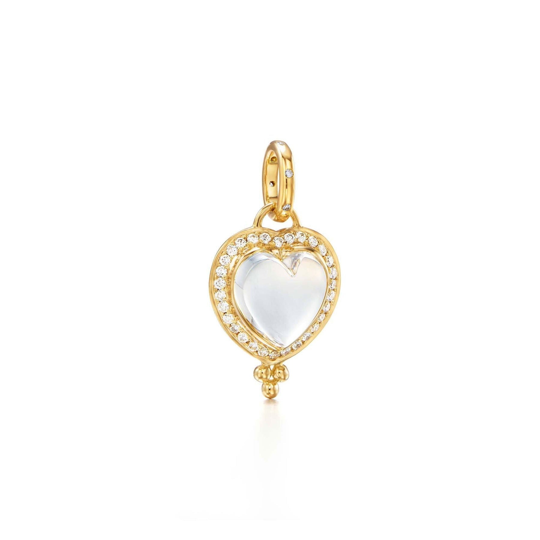 Temple St. Clair Diamond Pavé Heart Pendant Necklace - 18K Gold Fine Jewelry for Women - Perfect Gift for Valentine's Day, Anniversary & Special Occasions