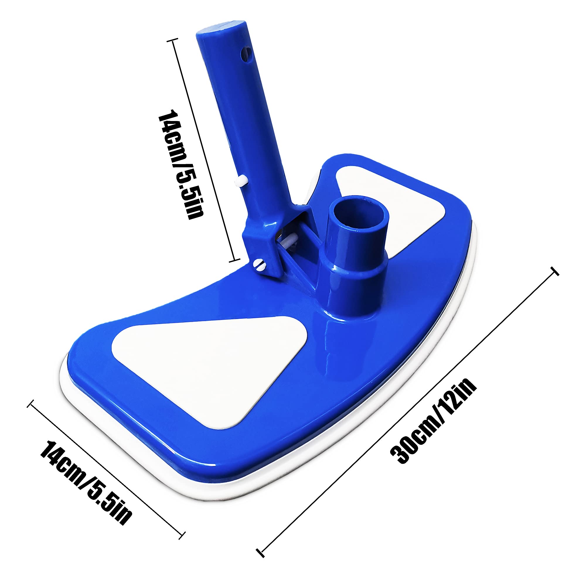 SUNYPLAY Weighted Butterfly Pool Vacuum Head with Nylon Brushes - 11