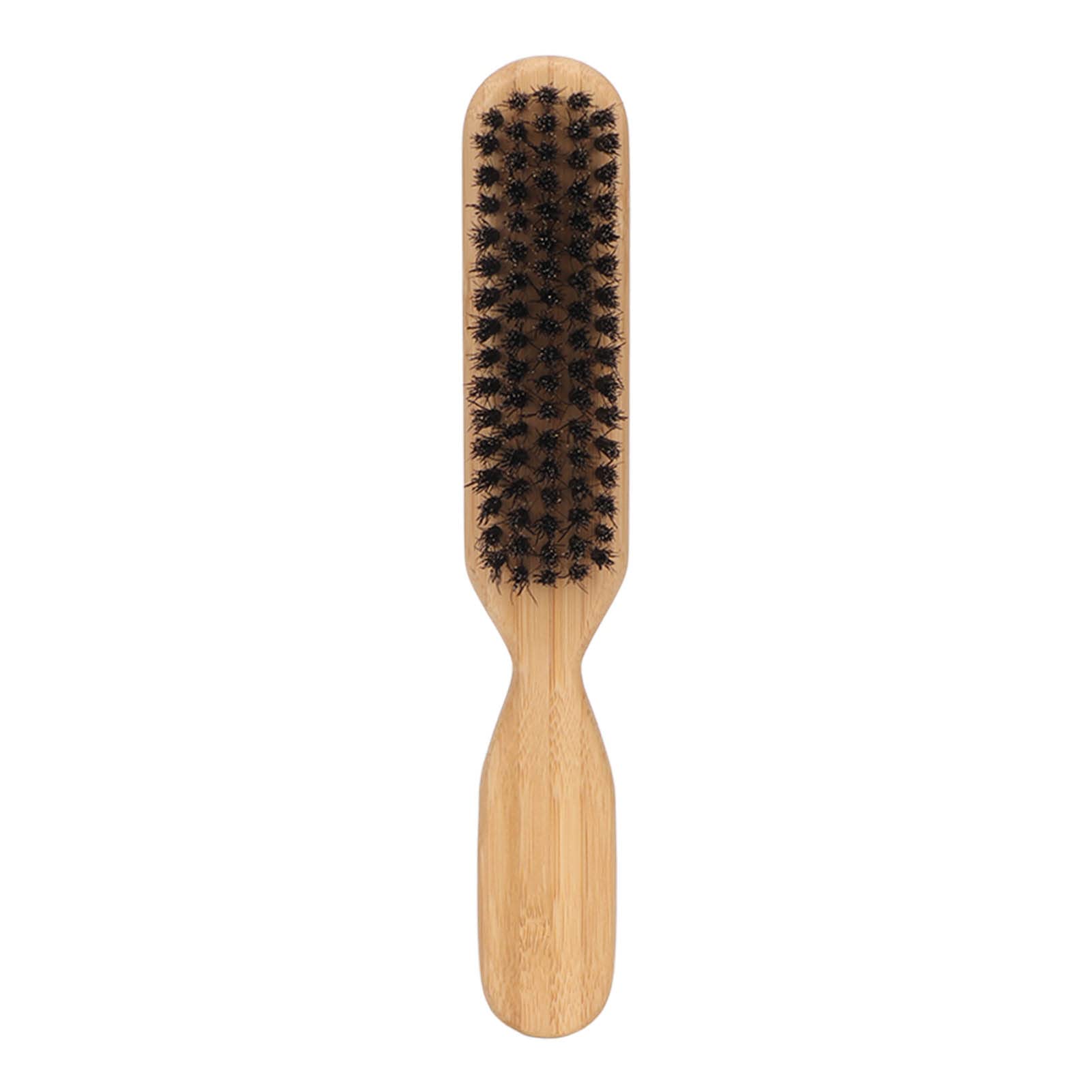 Premium Wooden Handle Beard Brush for Men - Soft Bristles Shaving & Styling Tool - Perfect for Home Hair Salon, Beard Grooming & Broken Hair Removal - Ideal for Daily Grooming Routine & Professional Barbershop Use