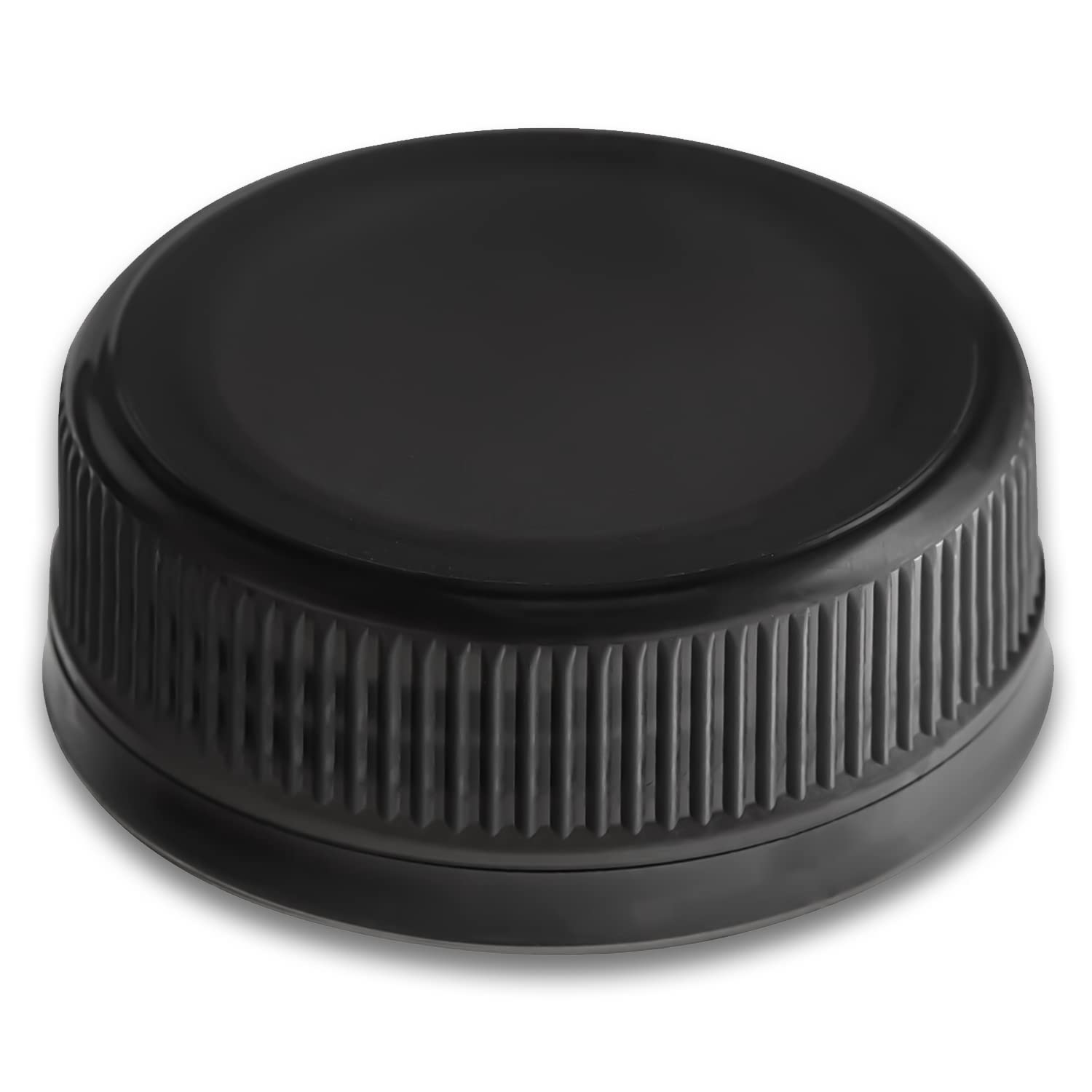 100 Pack Black Tamper-Evident Screw Caps 38mm (1.5