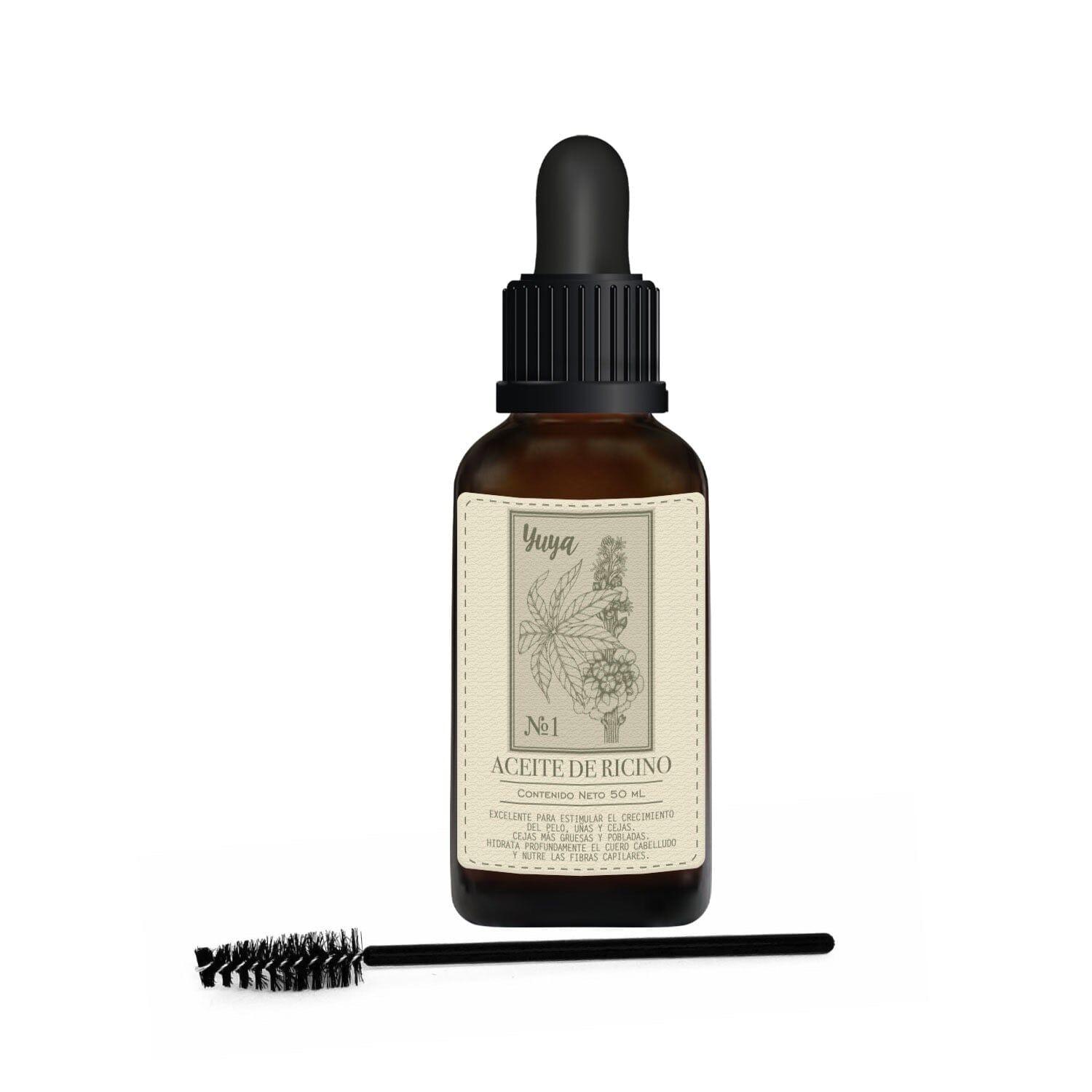 50ml Pure Castor Oil for Hair Growth, Eyelashes & Eyebrows - Natural Multi-Benefit Treatment for Skin & Scalp Care - Perfect for DIY Beauty & Massage Therapy