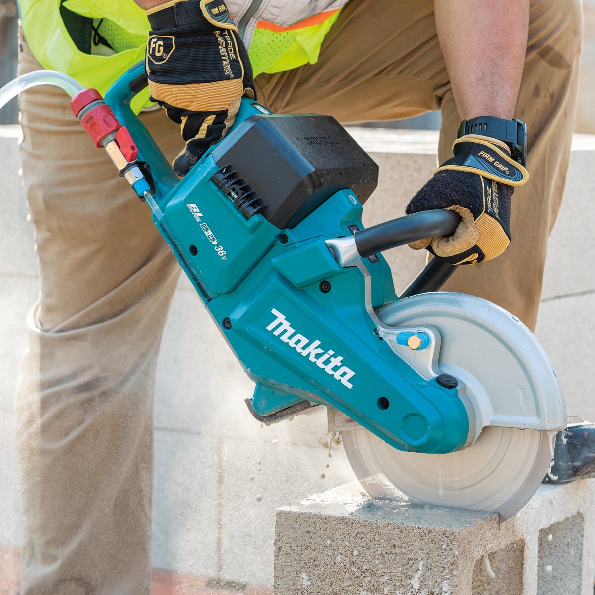 36V (18V X2) LXT® Brushless 9 Power Cutter with AFT® & Electric Brake - Cordless Cutting Tool for Metal, Wood & Concrete - Perfect for Construction, Renovation & DIY Projects
