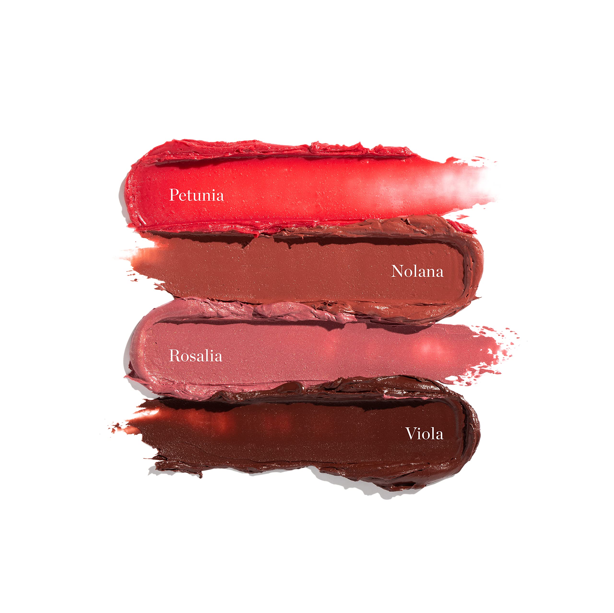 Ogee Tinted Sculpted Lip Oil Gift Set - 4 Piece Blossom Collection with Organic Coconut Oil, Jojoba Oil & Vitamin E - Hydrating Lip Balm, Natural Lip Color & Treatment for Dry Lips - Perfect for Daily Moisture, Makeup Looks & Gift Giving