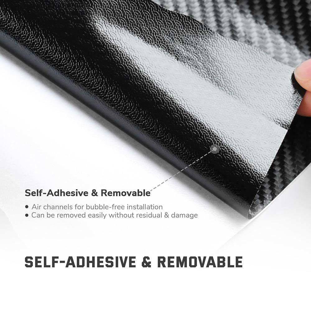 TheLAShop 4D Carbon Fiber Vinyl Wrap Roll - 100ft x 5ft Black Car Styling Film for Vehicle Hood, Roof & Interior Trim - DIY Auto Customization & Protection