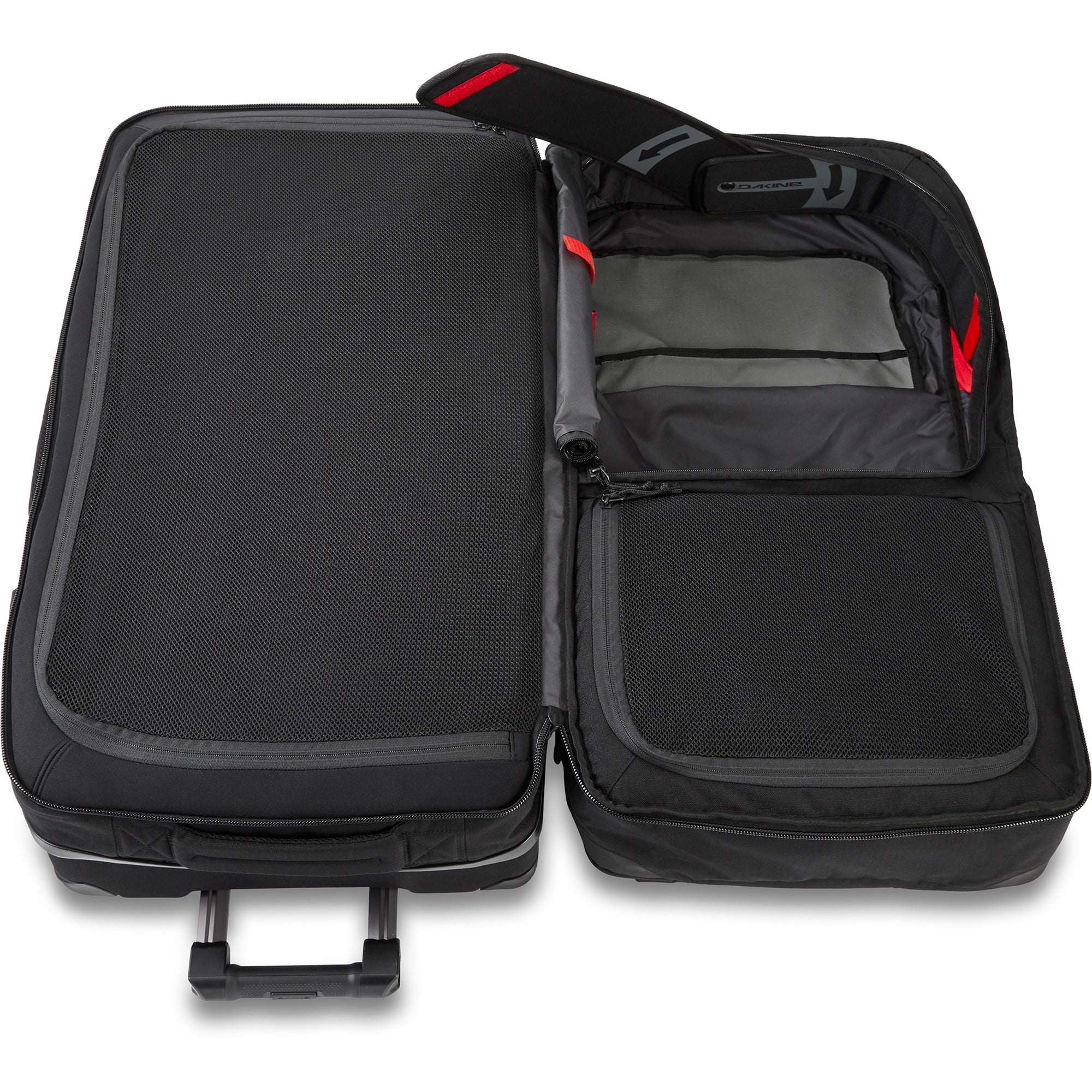 85L Split Roller Bag - Heavy Duty Rubber Luggage for Travel & Camping - Perfect for Airports, Outdoor Adventures & Sports Equipment Storage