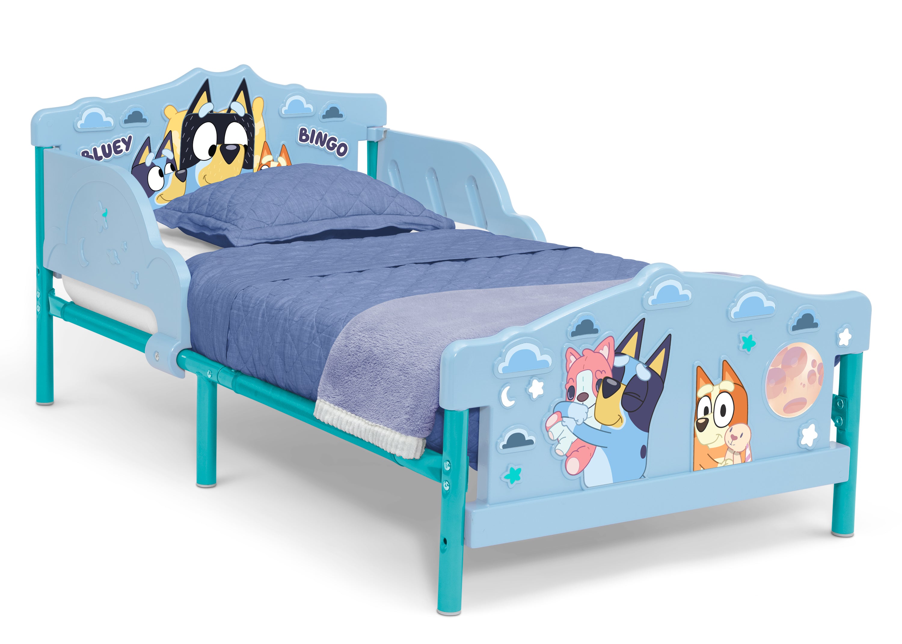 Bluey 3D Toddler Bed - Kids Themed Bed for Boys & Girls - Perfect for Nursery, Bedroom, and Playroom Decor