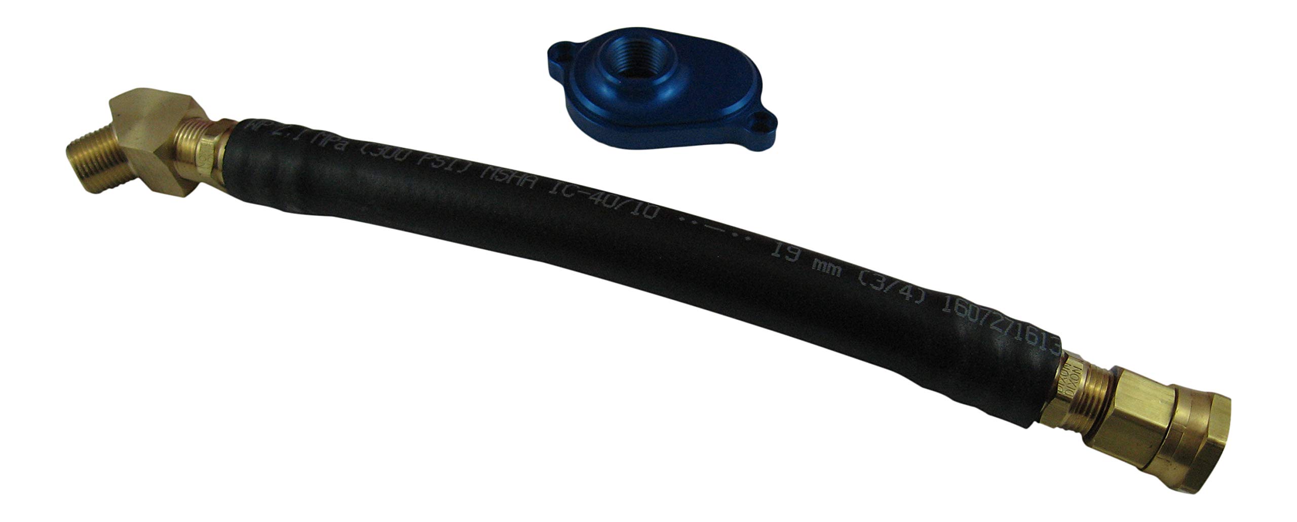 6.0L Oil Cooler Flush Kit - Blue - Compatible with Powerstroke & Ford Diesel Engines - Perfect for Engine Maintenance & Oil System Cleaning