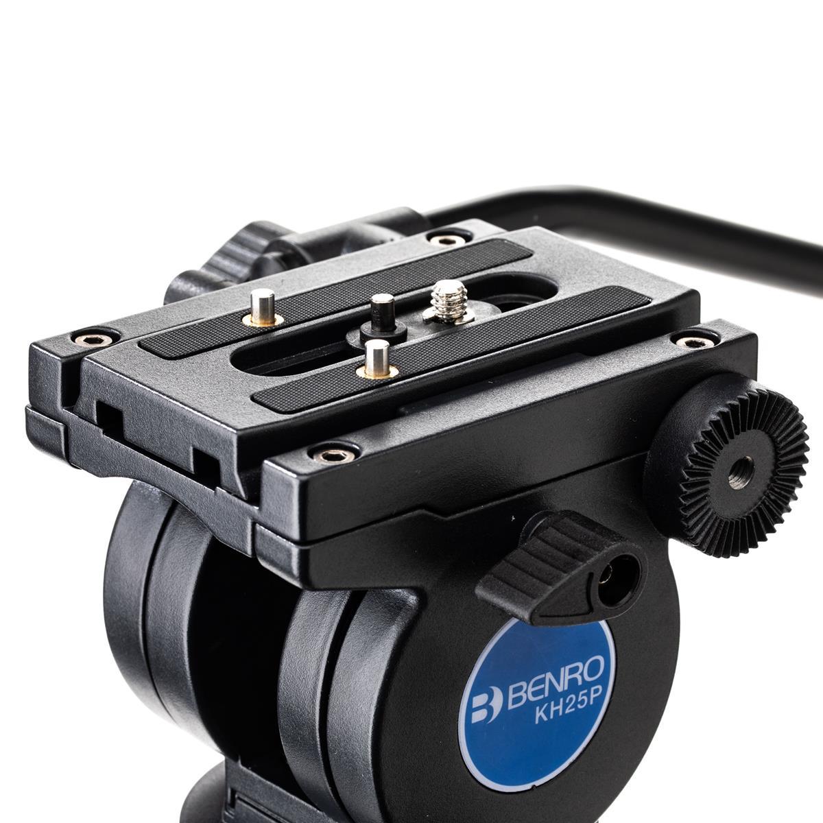 Benro KH25P Professional Video Tripod Head & Legs Kit - 61.6