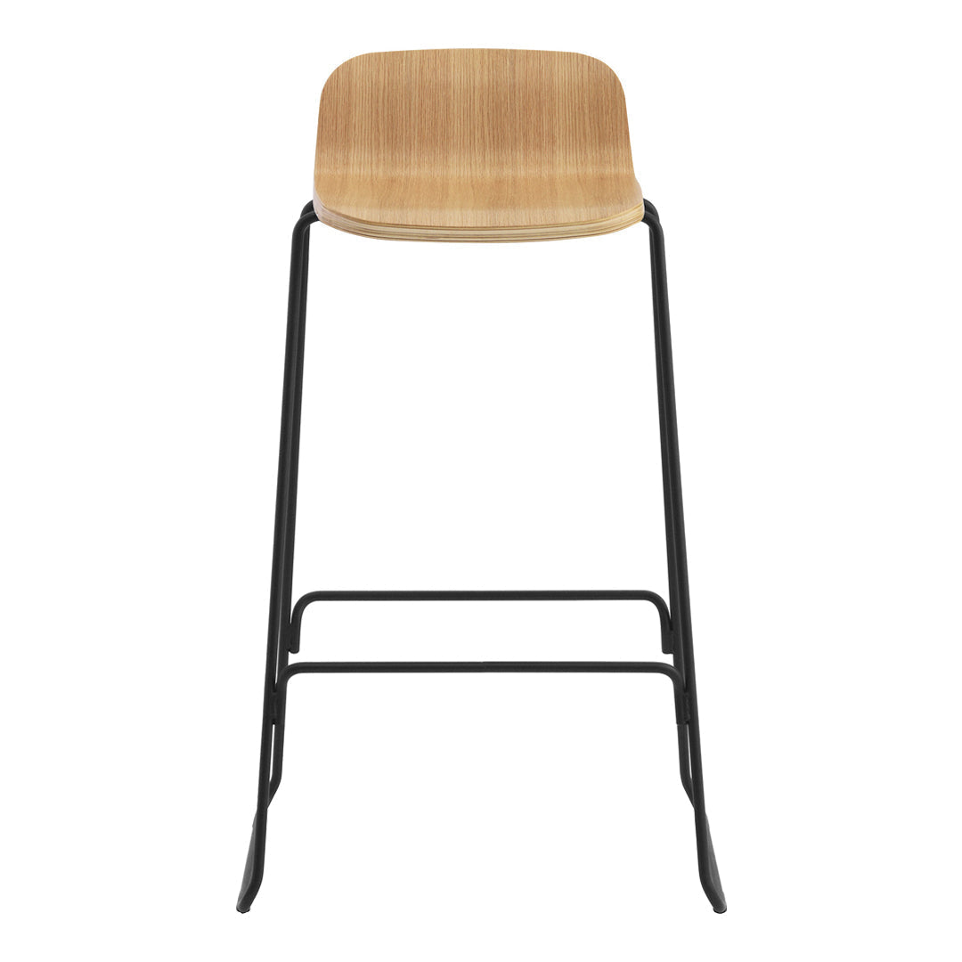 Just Bar Stool with Back - Adjustable Height Counter Stool for Kitchen Island, Breakfast Bar & Home Pub - Comfortable Back Support & Durable Metal Frame