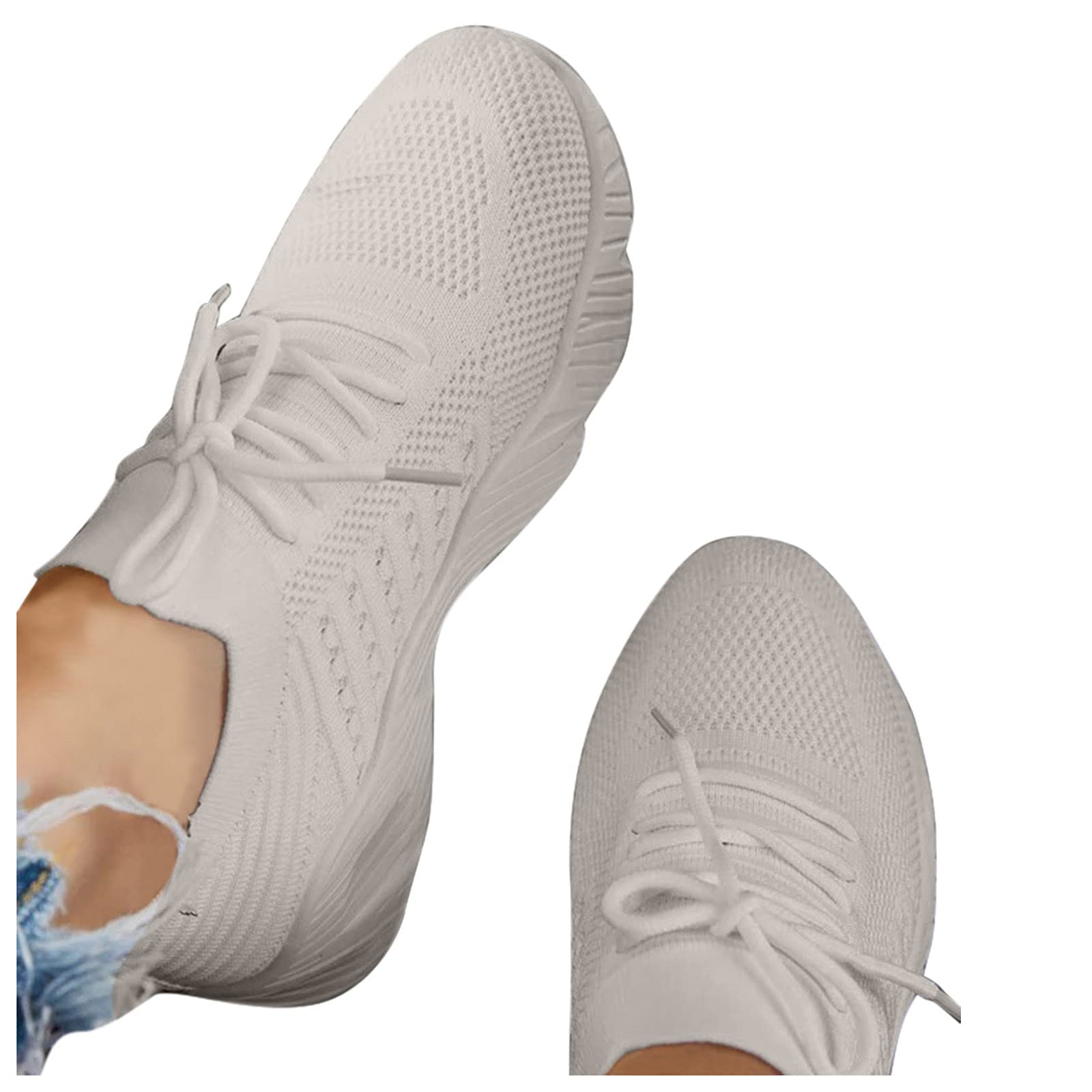 Women's Slip-On Running Shoes - Lightweight Low Top Casual Sneakers for Walking, Jogging & Gym Workouts - Perfect for Daily Wear & Active Lifestyles