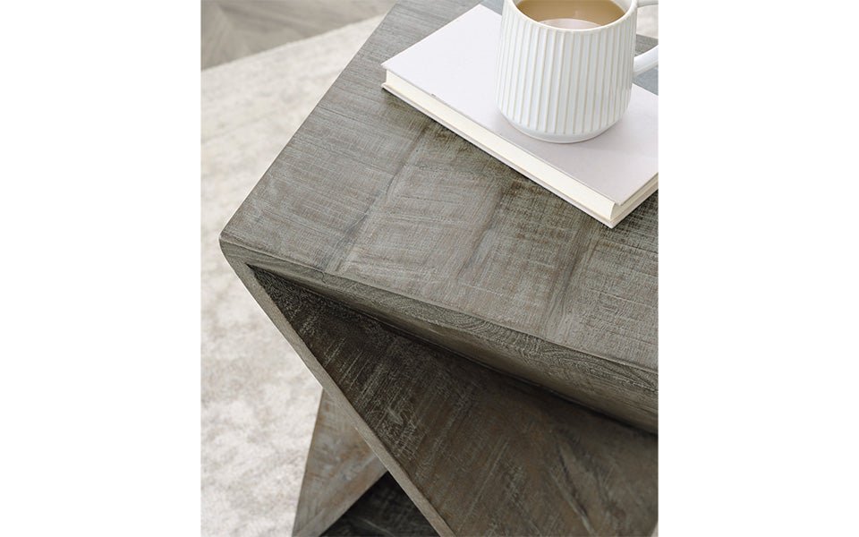 Modern Zonker Gray Accent Table - Stylish Side Table for Living Room, Bedroom & Office - Perfect for Home Decor & Small Space Furniture