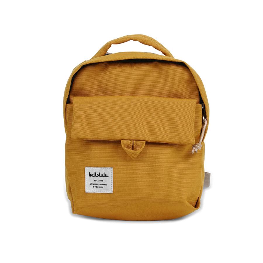 HELLOLULU Carter Lt M All Day Backpack for Women & Men - Lightweight Laptop Backpack with USB Charging Port, Water Resistant Travel Backpack for Work, School, College, Hiking & Daily Commute - M.Yellow