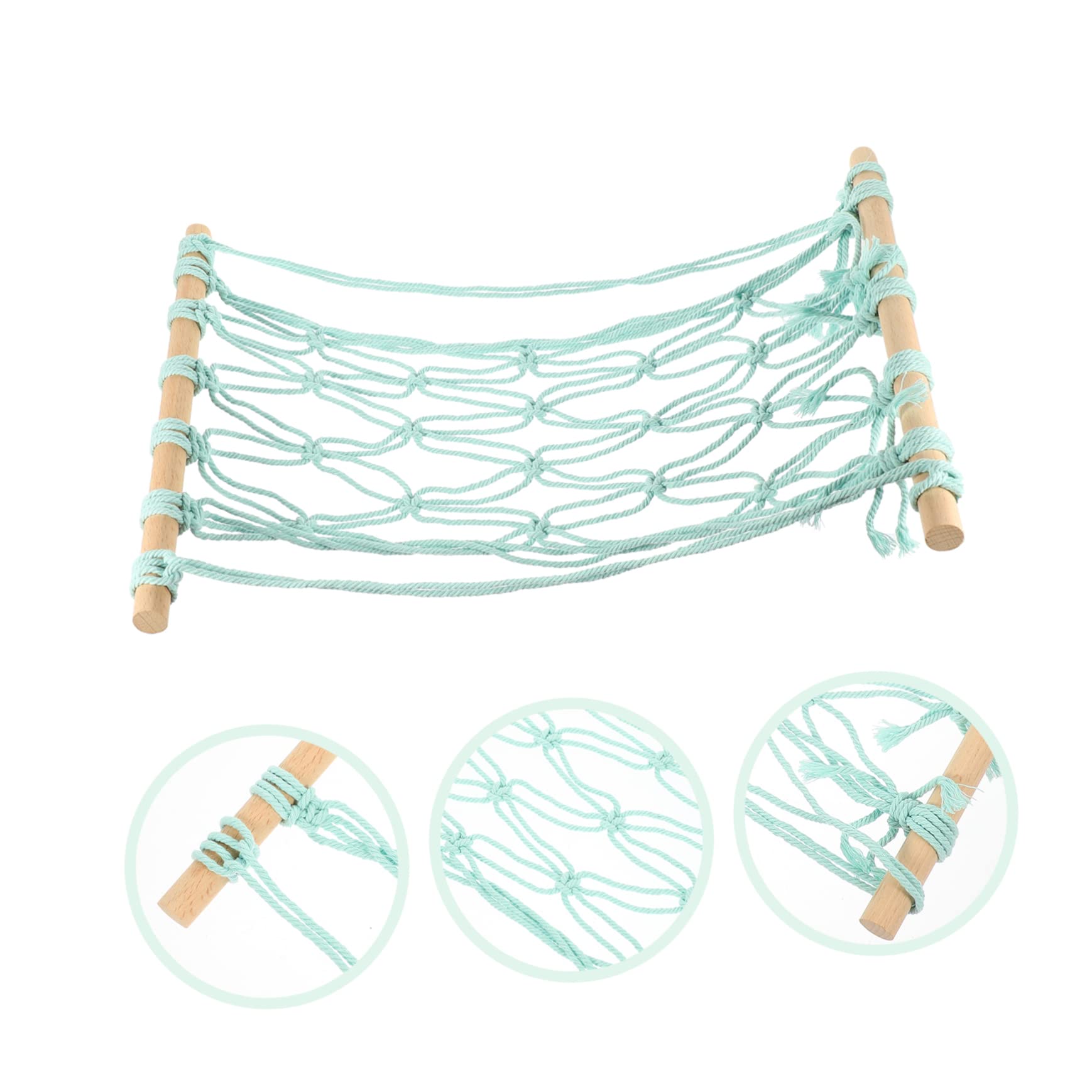 2 Sets Woven Cotton Rope Fruit Hanging Baskets - RV Decor Hammock, Crochet Storage Basket for Fruits & Vegetables, Home Organization - Perfect for Kitchen, Pantry, Camping, and Outdoor Use