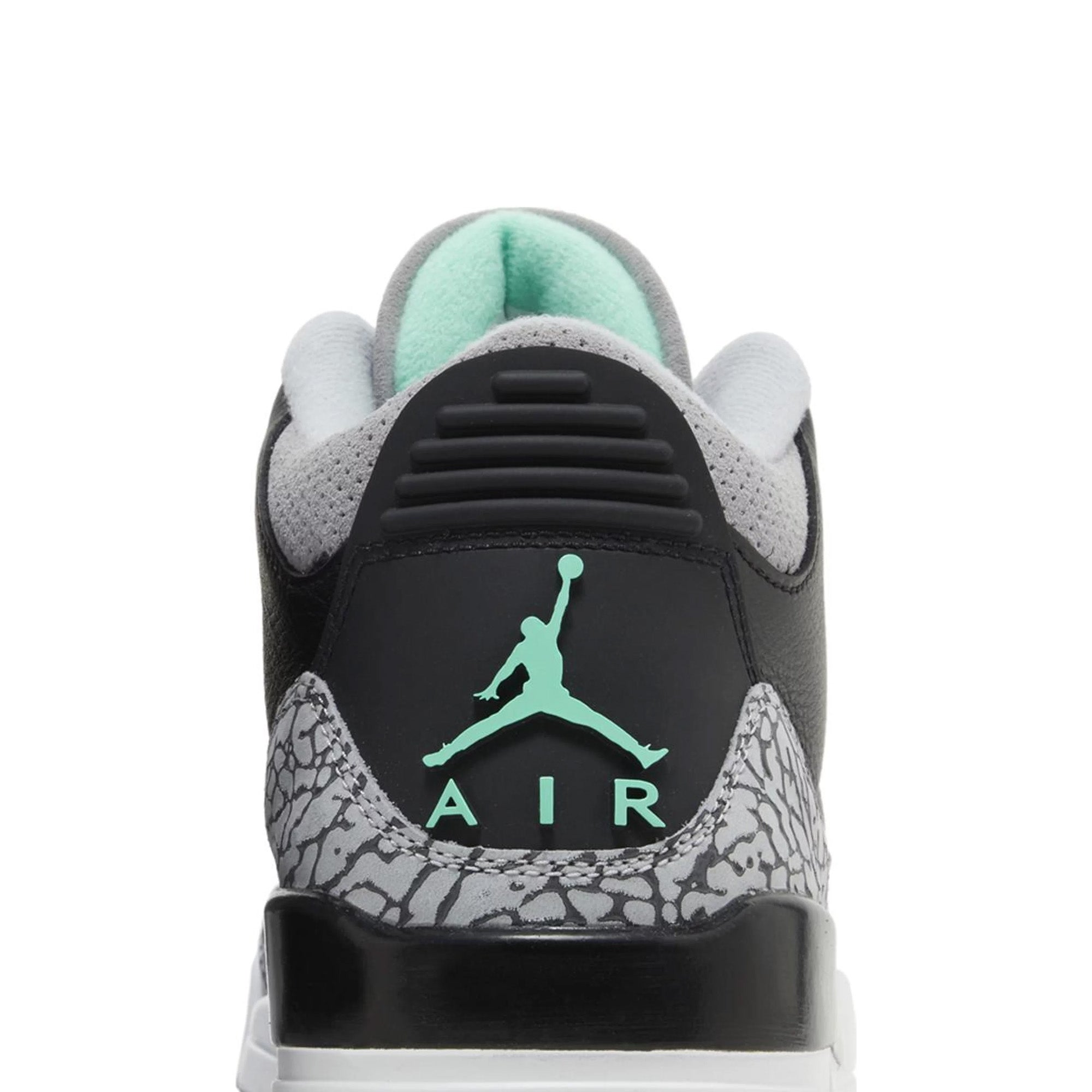 Air Jordan 3 Retro 'Green Glow' Sneakers (2024) - Men's Basketball Shoes for Casual Wear & Street Style