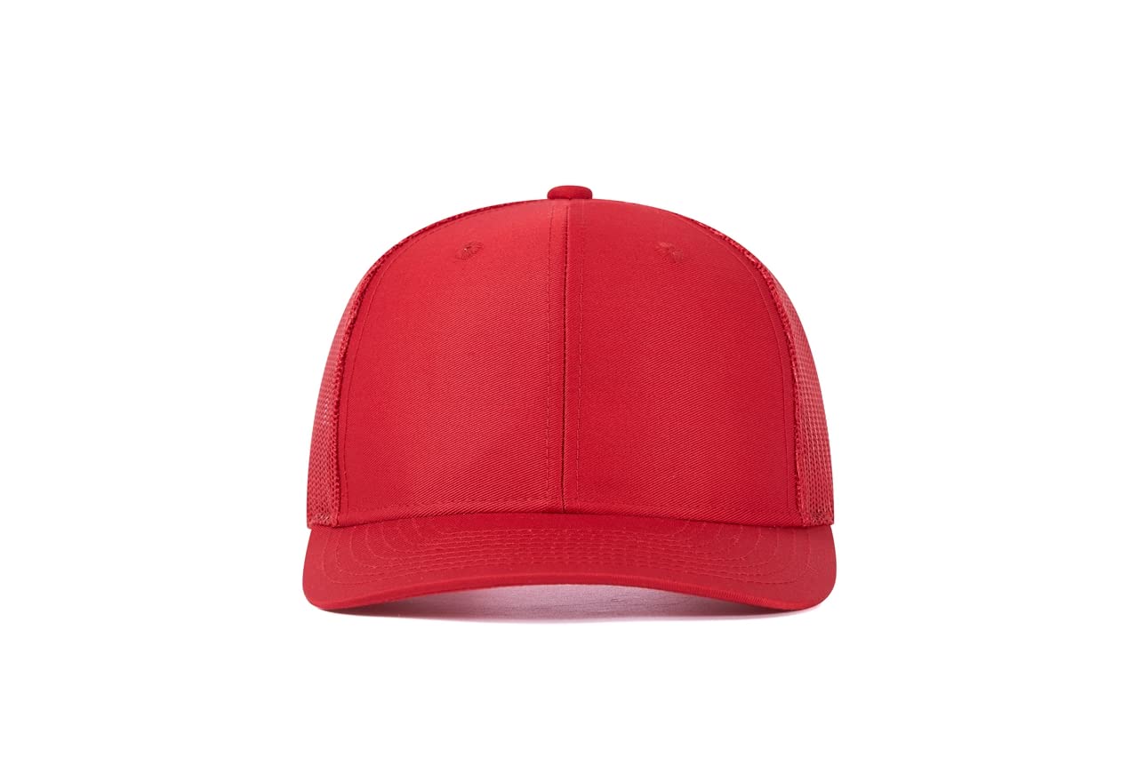 JBZ Wholesale Blank Trucker Mesh Snapback Hats - Adjustable Baseball Caps with Curved Bill for Sports, Golf & Casual Wear - Bulk Pack for Men & Women (Great for Outdoor Activities, Dad Hats, Team Events & Promotions)