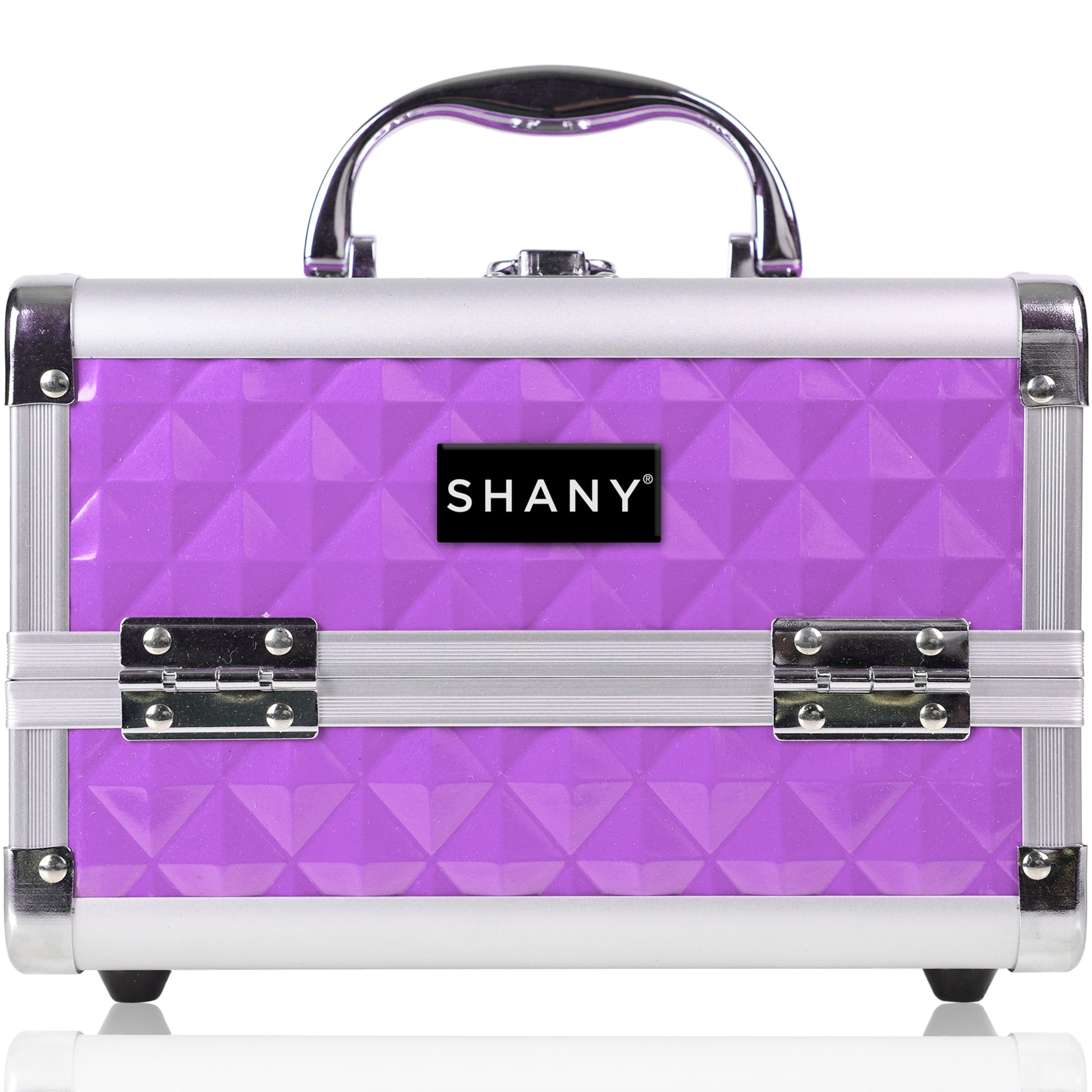 Professional Makeup Train Case with Mirror - Portable Cosmetic Organizer for Makeup Artists & Travel - Perfect for Salon, Home, and On-the-Go Beauty Needs
