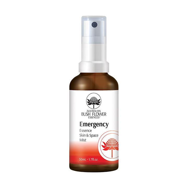 Australian Bush Flower Emergency Organic Mist - Natural Stress Relief & Emotional Balance Aromatherapy Spray | Perfect for Travel, Work, and Home Relaxation
