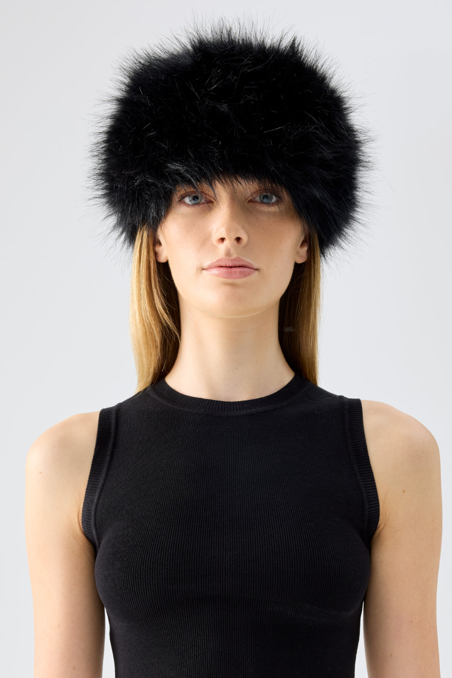 Natasha Black Hat for Women - Stylish Wide Brim Sun Hat for Outdoor, Beach, and Summer Fashion