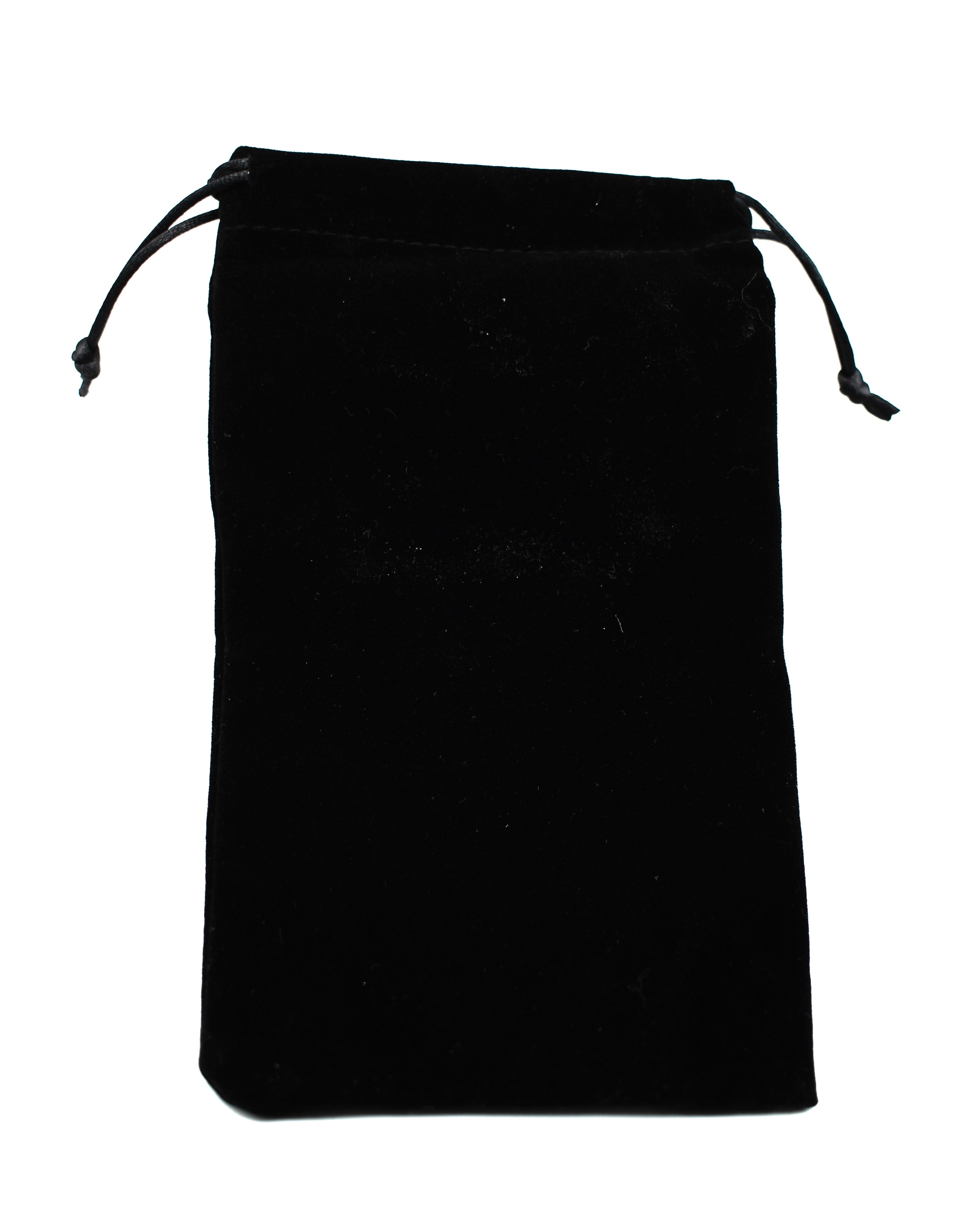 Luxury Black Velvet Gemstone Drawstring Pouches for Jewelry Storage & Gift Giving - Perfect for Travel, Organizing Rings & Necklaces