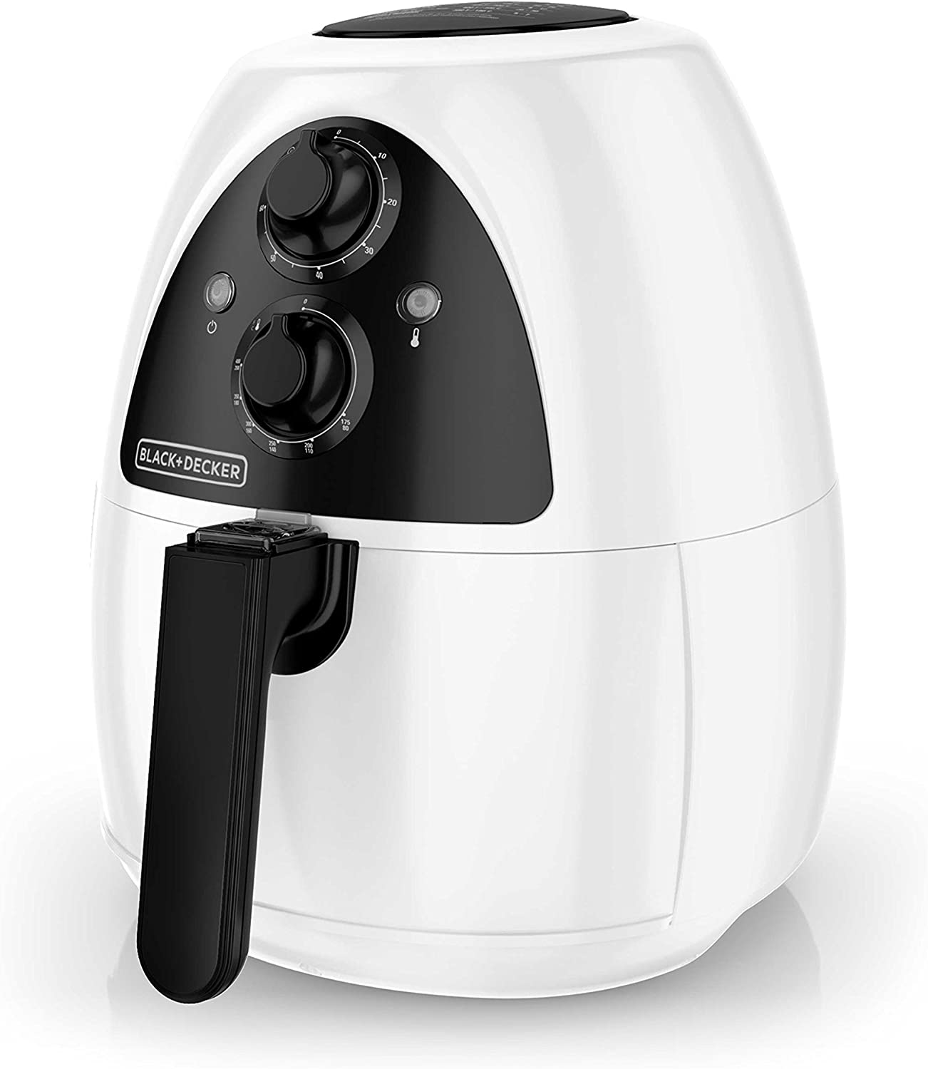 BLACK+DECKER HF100WD 2L Air Fryer with Purify Technology - White 220V for Healthy Cooking, Fast Meals & Family Snacks