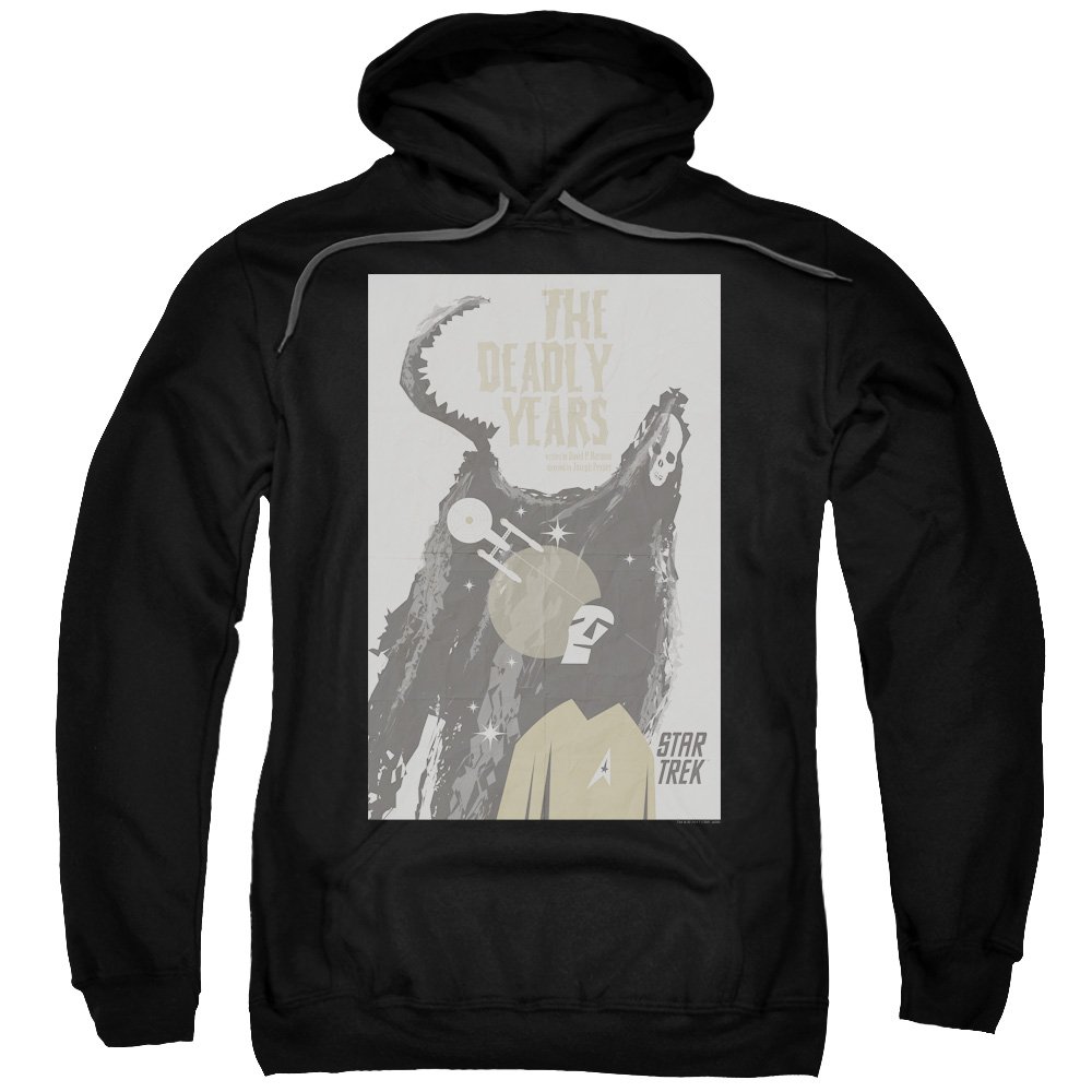 Star Trek TOS Episode 41 Mens Pullover Hoodie - Officially Licensed Cosplay Sweatshirt for Sci-Fi Fans & TV Show Enthusiasts - Perfect for Conventions, Movie Nights & Geek Fashion