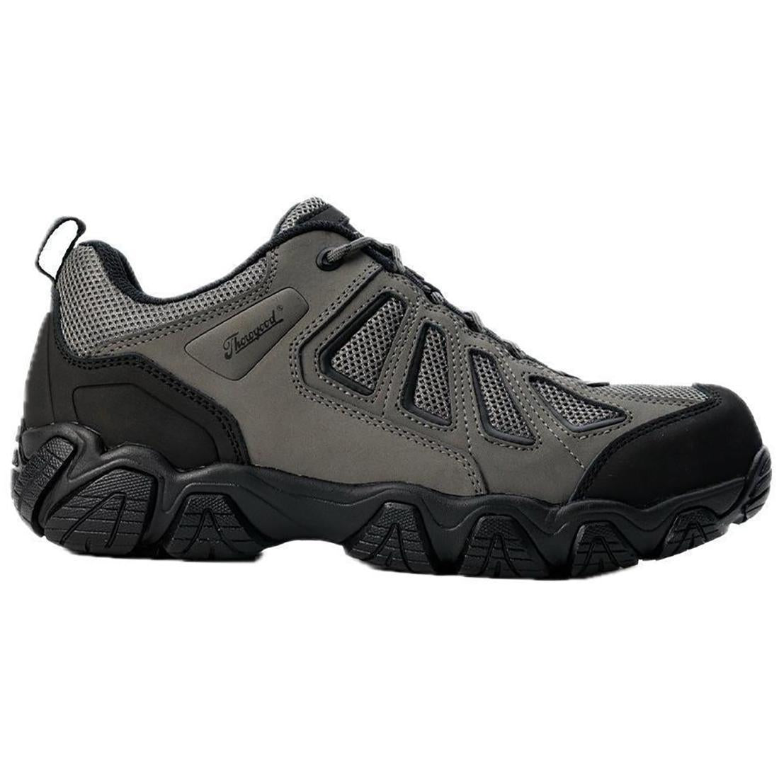 Crosstrex Series SD Ox Hiker Composite Toe Work Shoes for Men - Grey & Black - Lightweight Safety Boots for Construction, Hiking & Outdoor Work