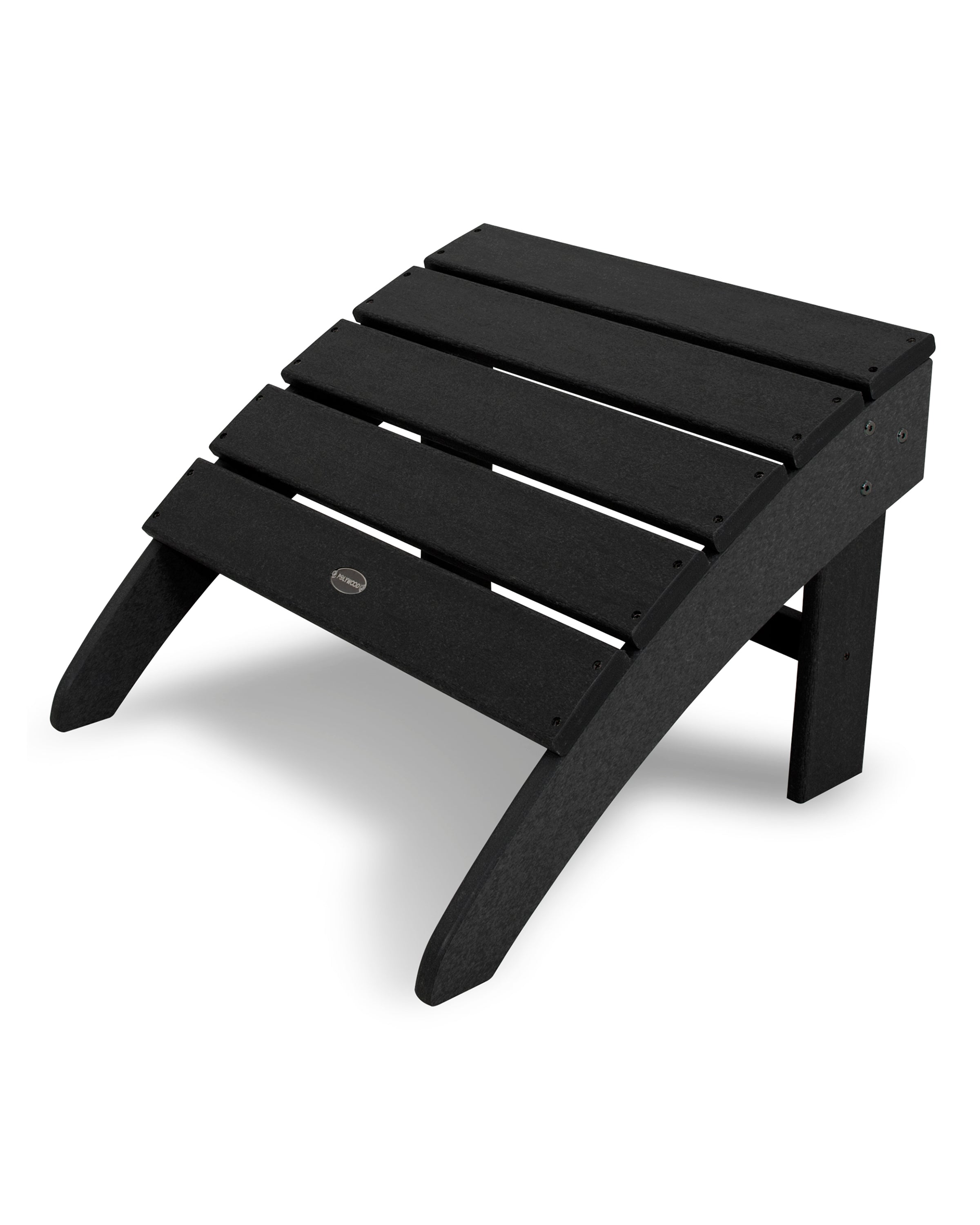 POLYWOOD South Beach Adirondack Ottoman - Outdoor Patio Furniture, Weather-Resistant Plastic Adirondack Chair Footrest - Perfect for Poolside, Garden, Deck & Backyard Relaxation