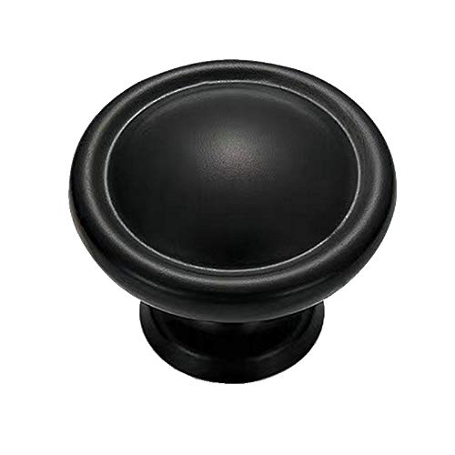 Black Drawer Knobs for Dresser & Kitchen Cabinets - 1.2