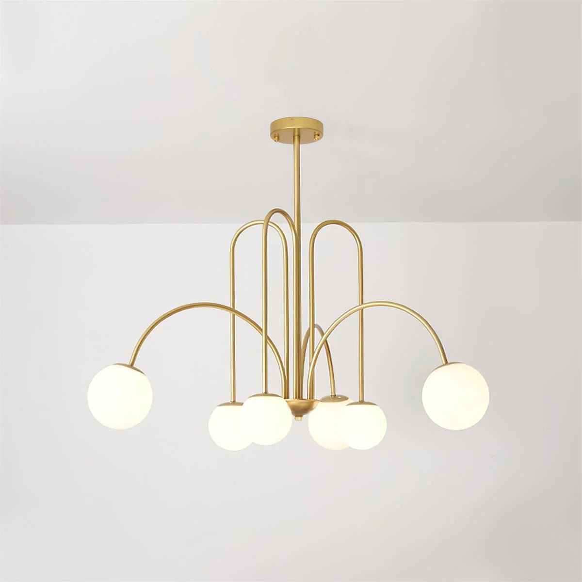 Delaney Chandelier - Elegant Crystal Ceiling Light Fixture for Dining Room & Living Room | Modern Home Decor Lighting | Perfect for Weddings & Luxury Interiors