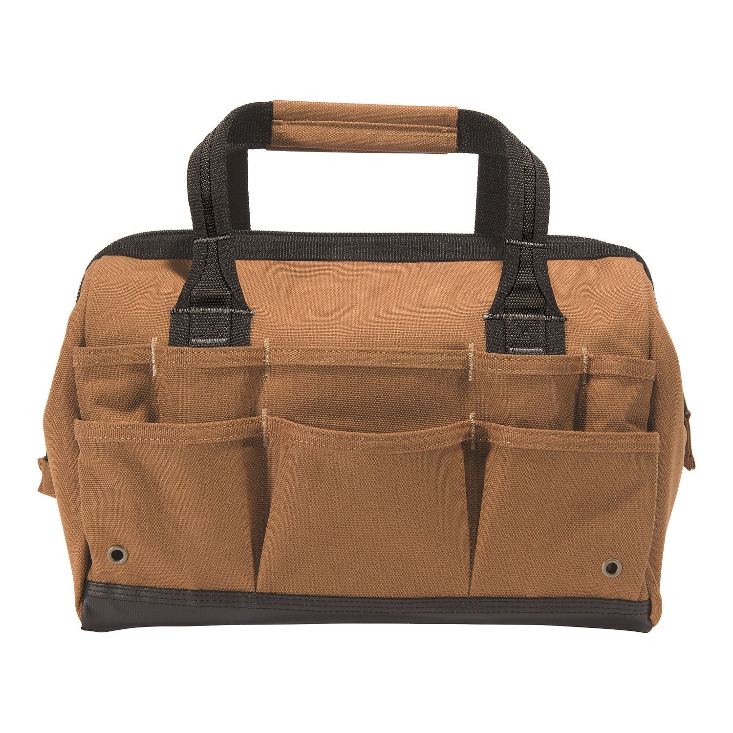 Carhartt 26-Pocket Heavy Duty 14-Inch Tool Bag for Electricians, Plumbers & Construction Workers - Durable Work Tool Organizer with Multiple Storage Pockets