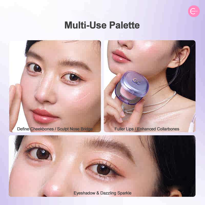 Shimmer Spotlight Single Eyeshadow for Girls - Long-Lasting Crush Makeup for Parties & Night Out