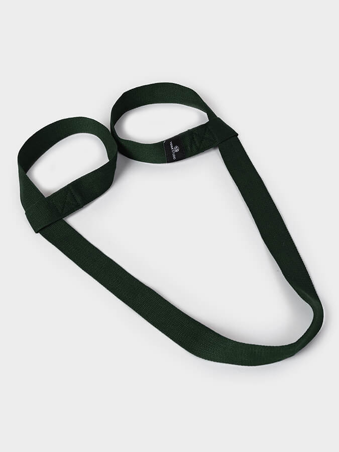 Organic Cotton Yoga Mat Strap Carrier for Yoga Studio - Premium Yoga Mat Holder with Adjustable Shoulder Strap - Perfect for Yoga Class, Gym, Travel & Outdoor Workouts