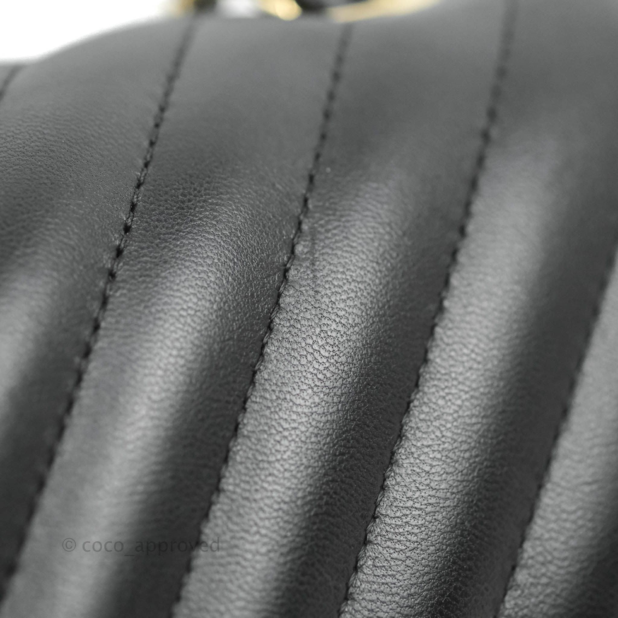 Chanel Chevron Mini Rectangular Flap Bag in Black Lambskin Leather with Gold Hardware - Luxury Crossbody Purse for Women, Perfect for Evening Events & Date Nights