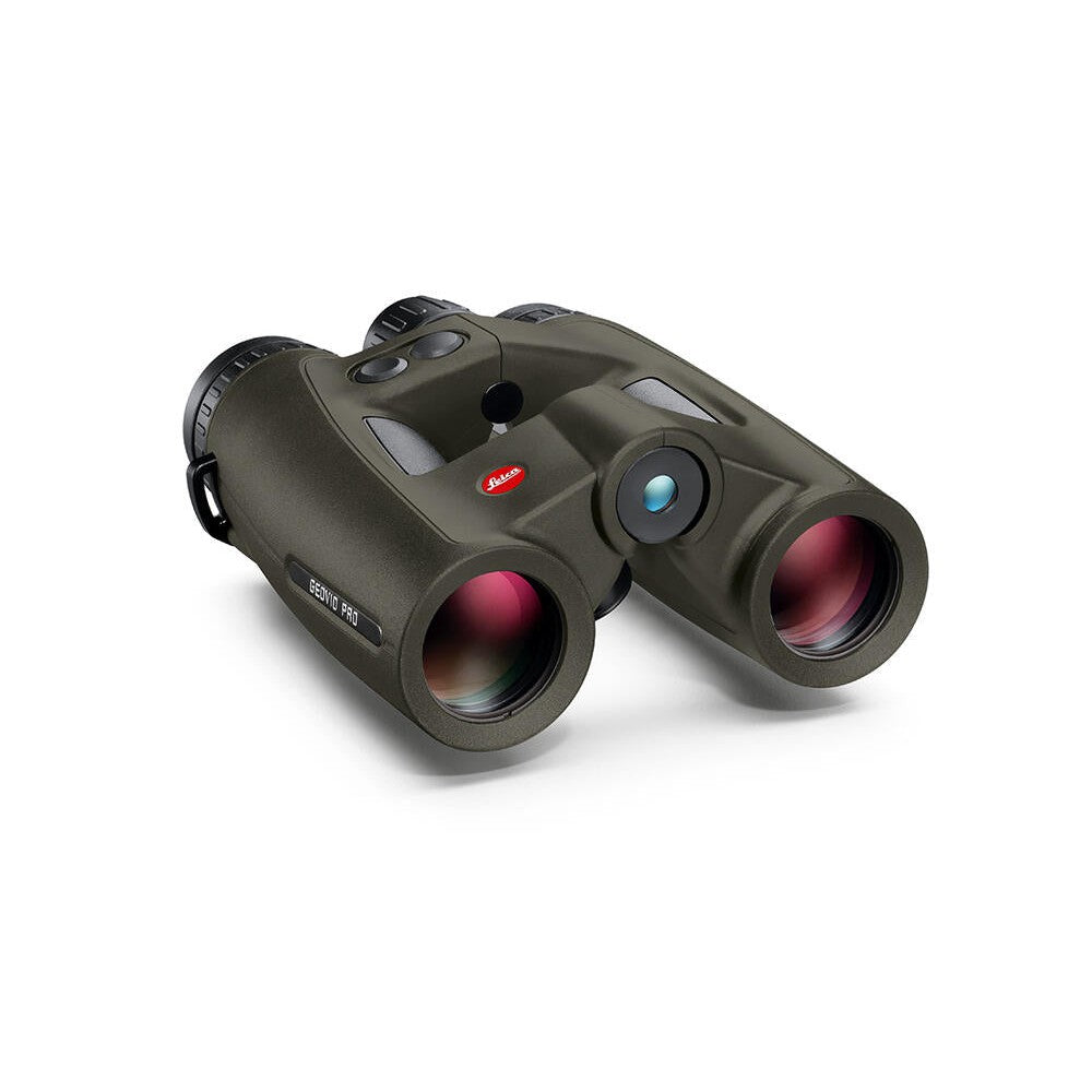 Leica Geovid Pro 10x32 HD-B Binoculars with Rangefinder - Olive Green Edition | Premium Hunting & Birdwatching Optics | Waterproof & Fogproof for Outdoor Adventures