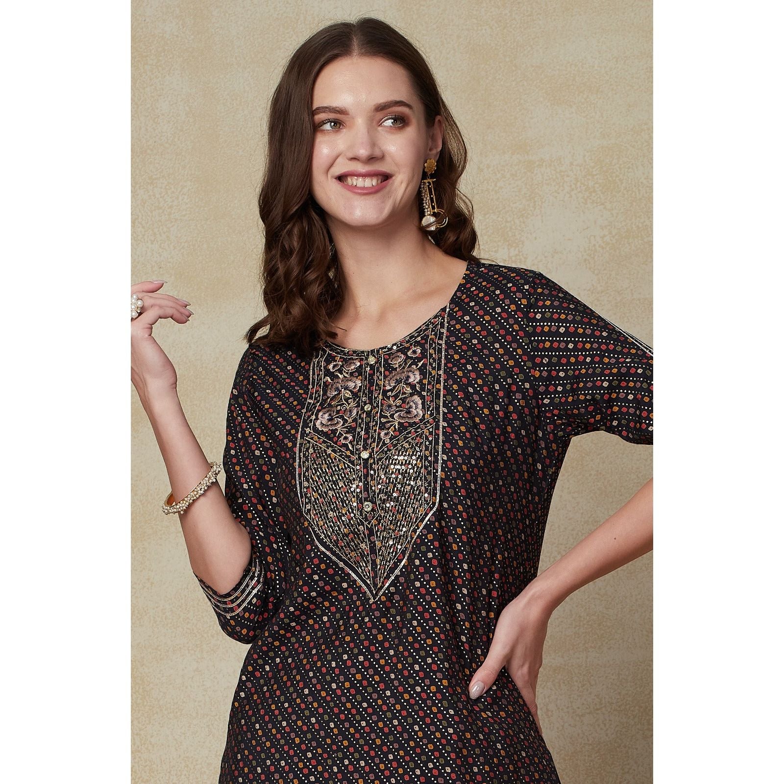 Stylish Festive Kurta Set for Women - Elegant Party Wear Outfit for Diwali, Weddings & Special Occasions