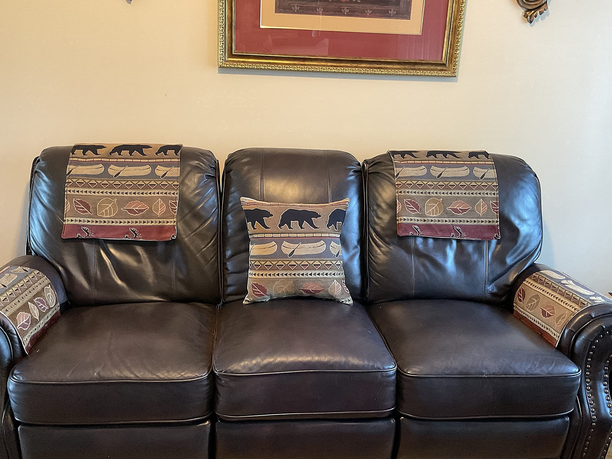 Furniture Arm Covers - Slipcovers & Protectors for Sofas, Loveseats, Theater Chairs, Office Chairs & Recliners - Home Decor & RV Accessories - Perfect Housewarming Gift by Bittlemen Co. (ELK) - Protect Your Furniture from Wear & Pets