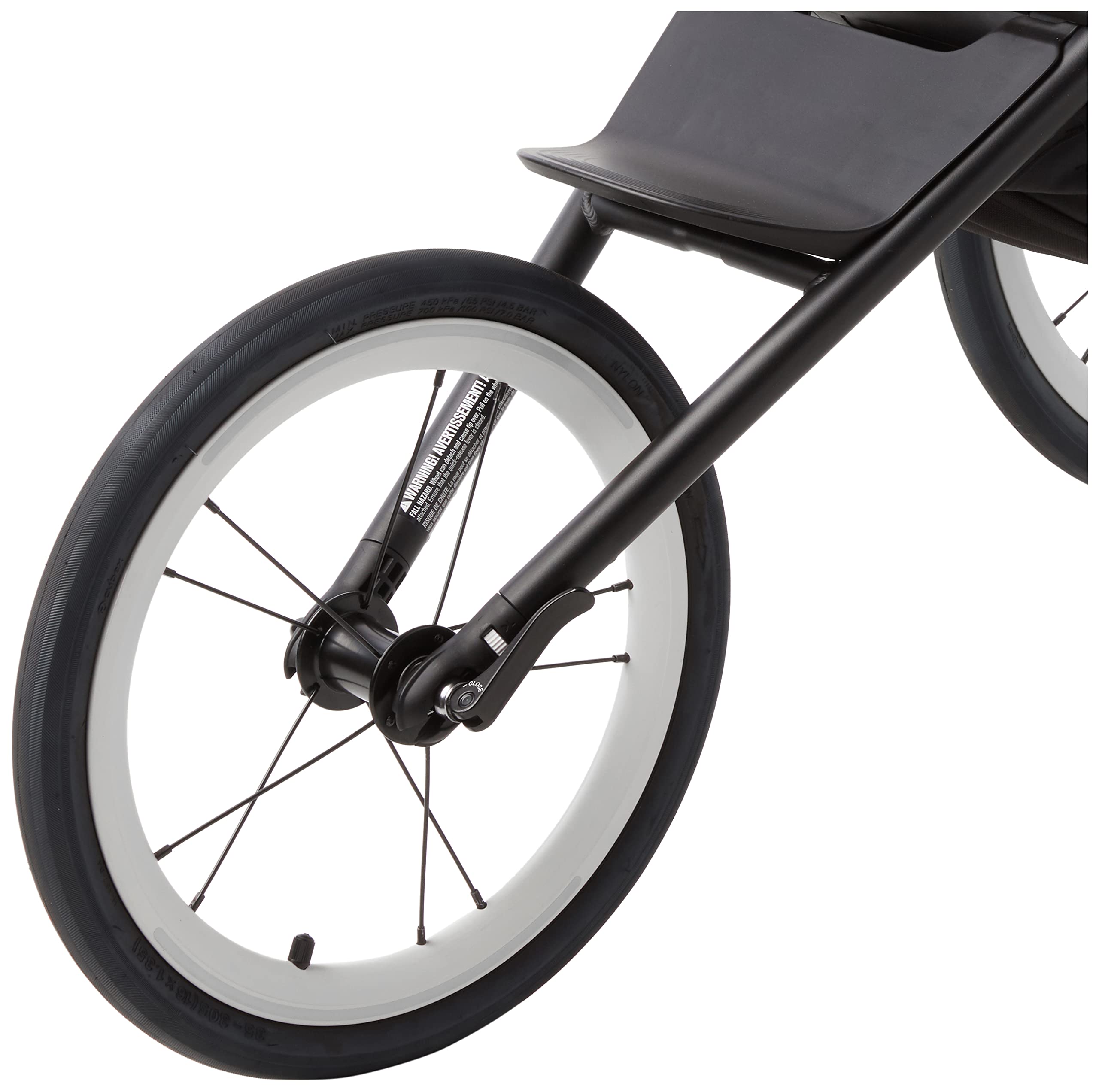 Cybex AVI Jogging Stroller Frame - Lightweight Black Stroller for Running & Outdoor Activities | Perfect for Active Parents & Daily Walks