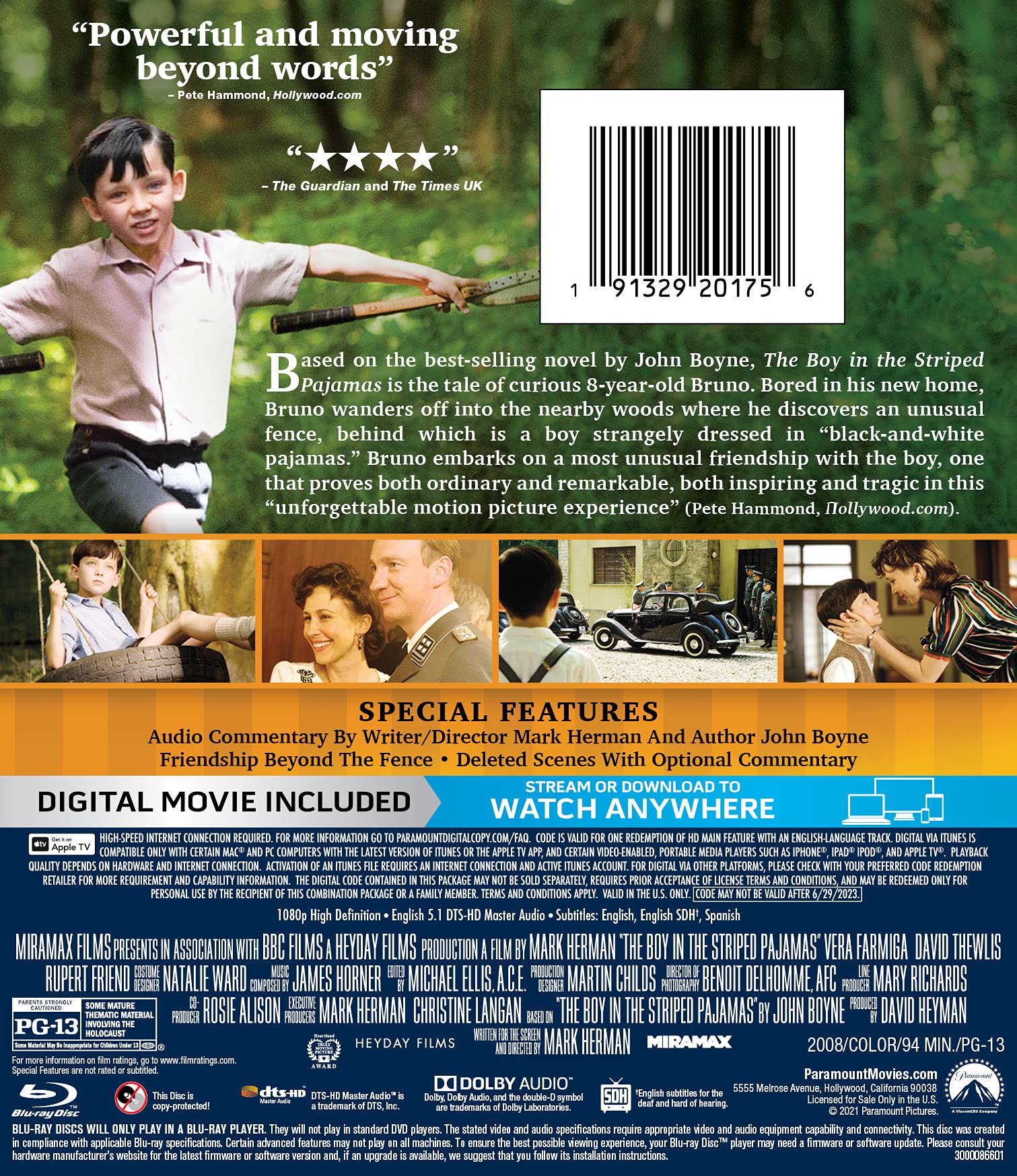 The Boy in the Striped Pajamas - Historical Fiction Novel About WWII Friendship | Perfect for Book Clubs & Classroom Discussions