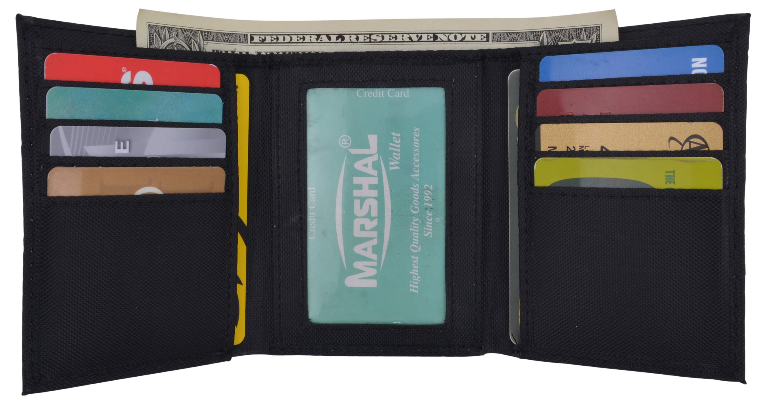 Slim & Thin RFID Blocking Trifold Wallet for Men & Boys - Credit Card & ID Holder with Multiple Color Options - Perfect for Travel, Work, and Everyday Use